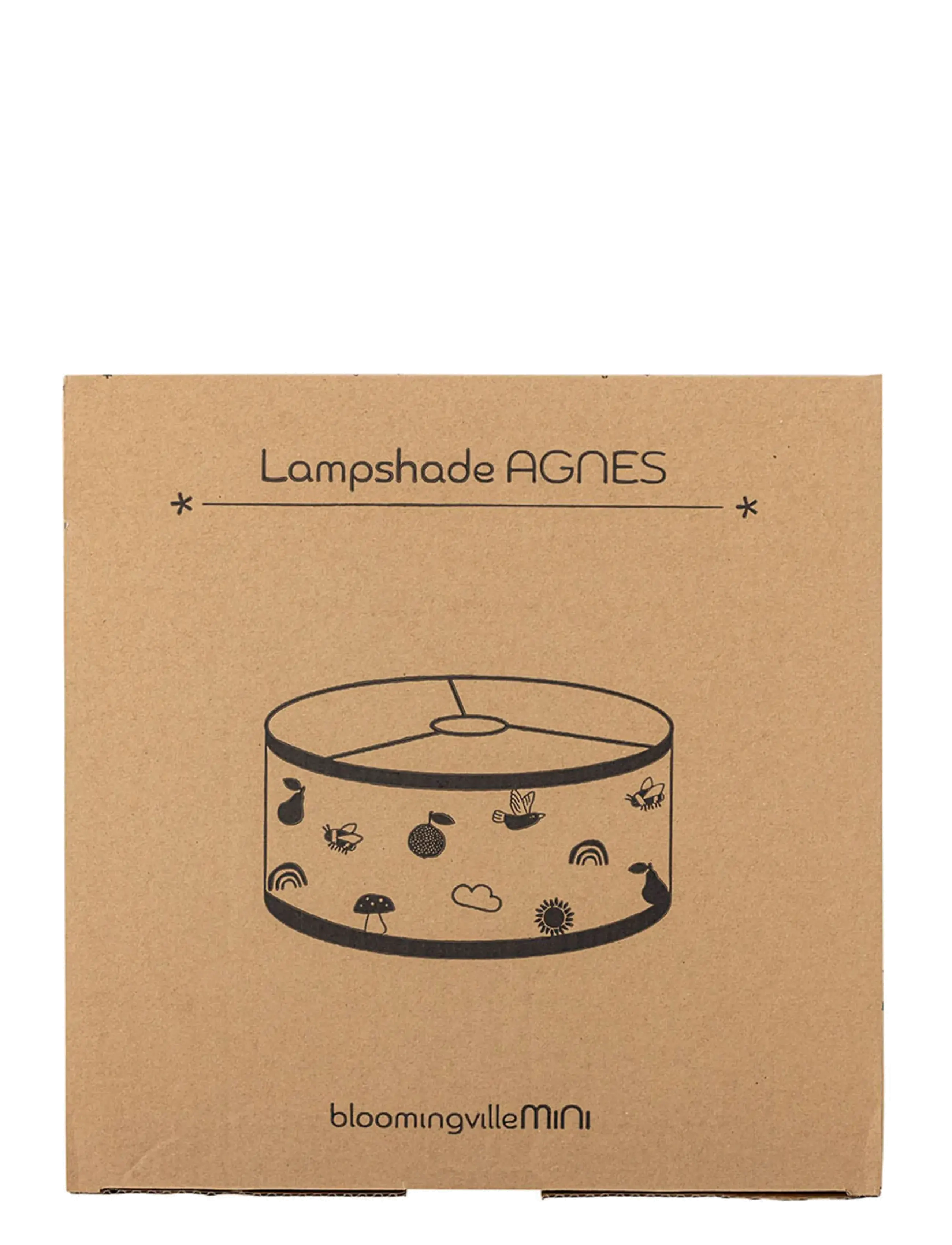 Bloomingville - Agnes Lampshade - dekorative wohnaccessoires - brown - 3
