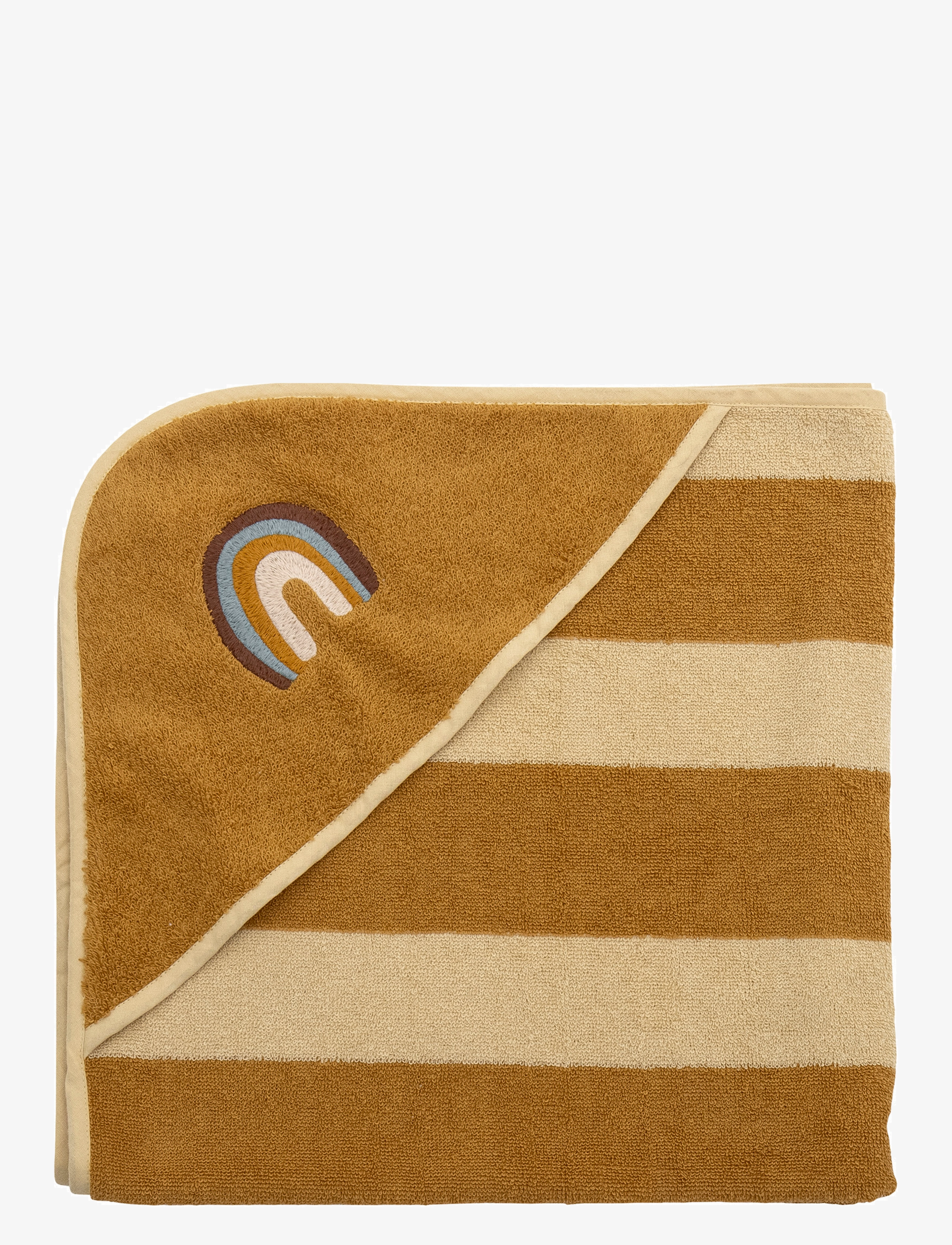 Bloomingville Agnes Towel - Lastetuba - BROWN / brown