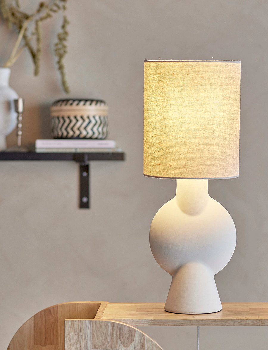 Bloomingville - Sergio Table lamp - schreibtisch- & tischlampen - nature - 3