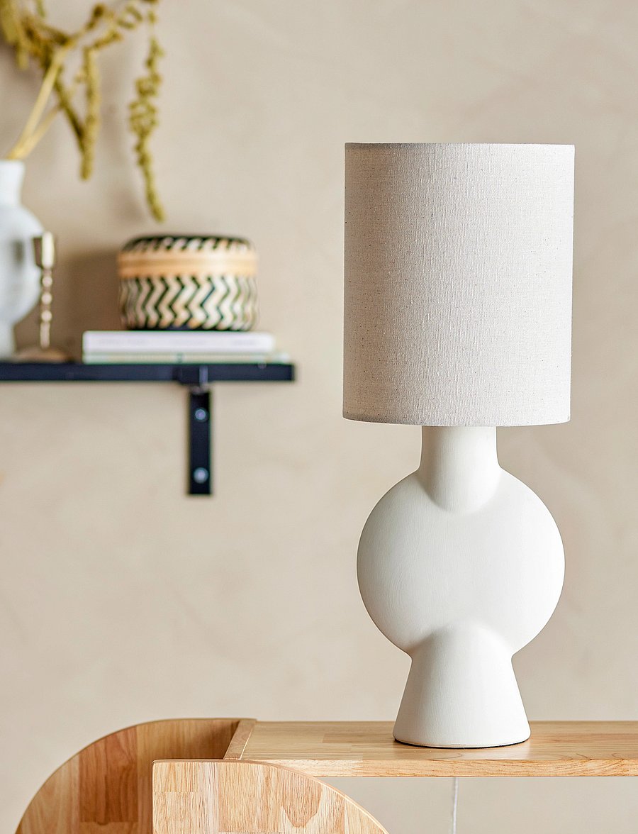 Bloomingville - Sergio Table lamp - schreibtisch- & tischlampen - nature - 4