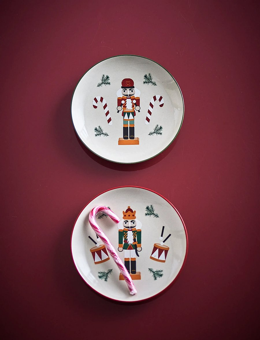 Bloomingville - Jolly Plate - die niedrigsten preise - red - 2