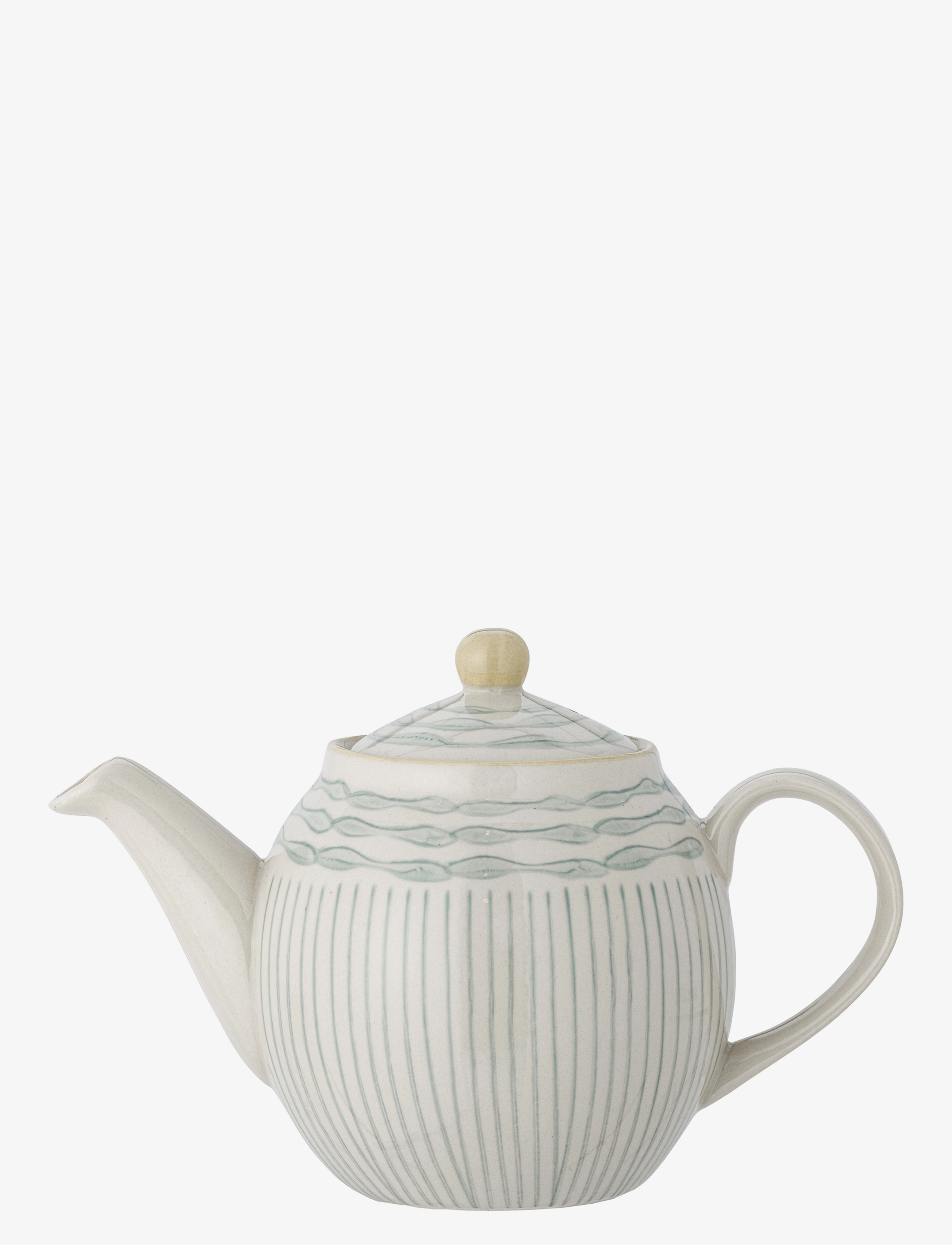 Bloomingville Maple Teapot - Tekander - BLUE / cream