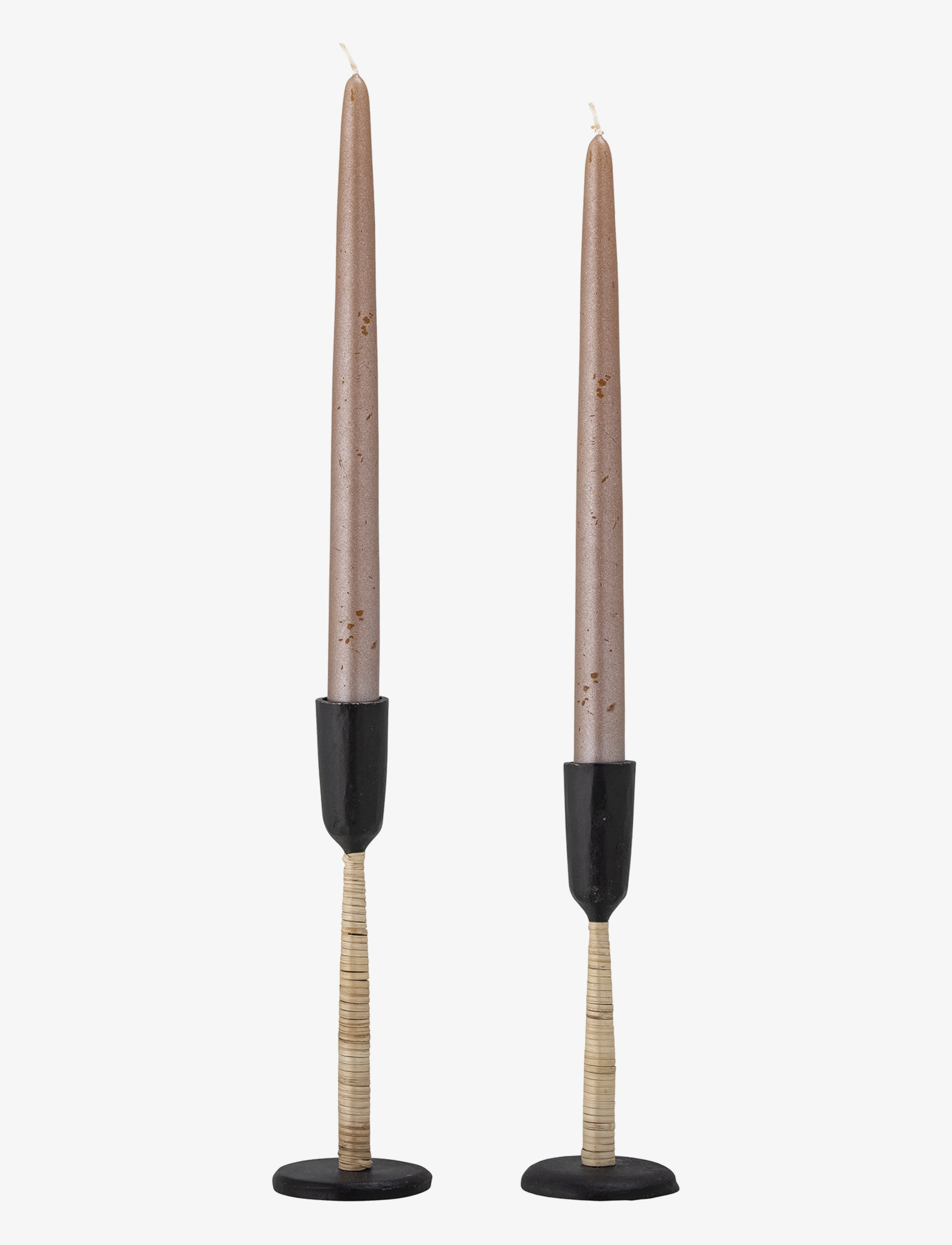 Bloomingville - Kesha Candlestick - kynttilänjalat - black - 2