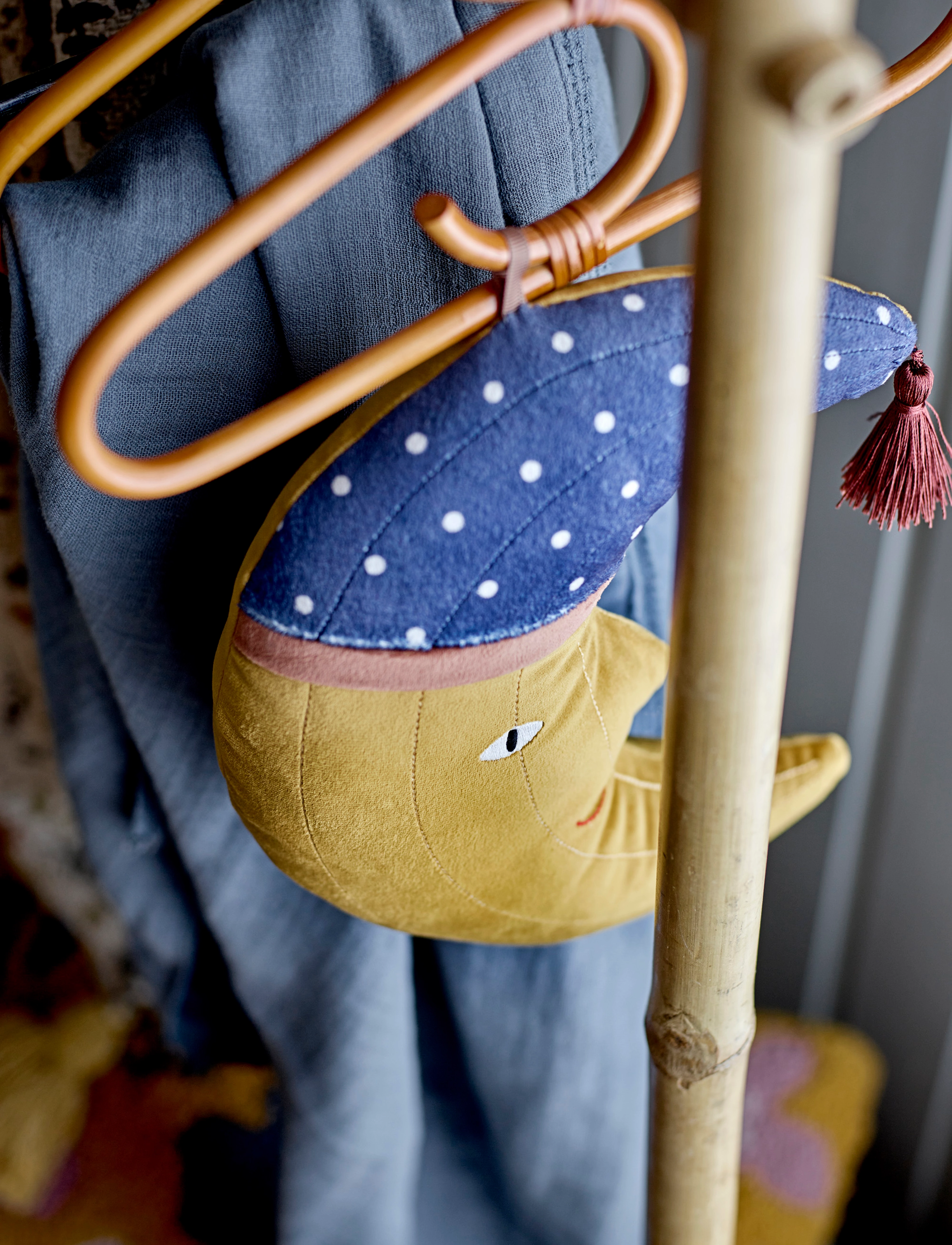 Bloomingville Moony Mobile, Brown, Polyester, One Size, Soft Spielzeug, Braun - Stuffed Kinder