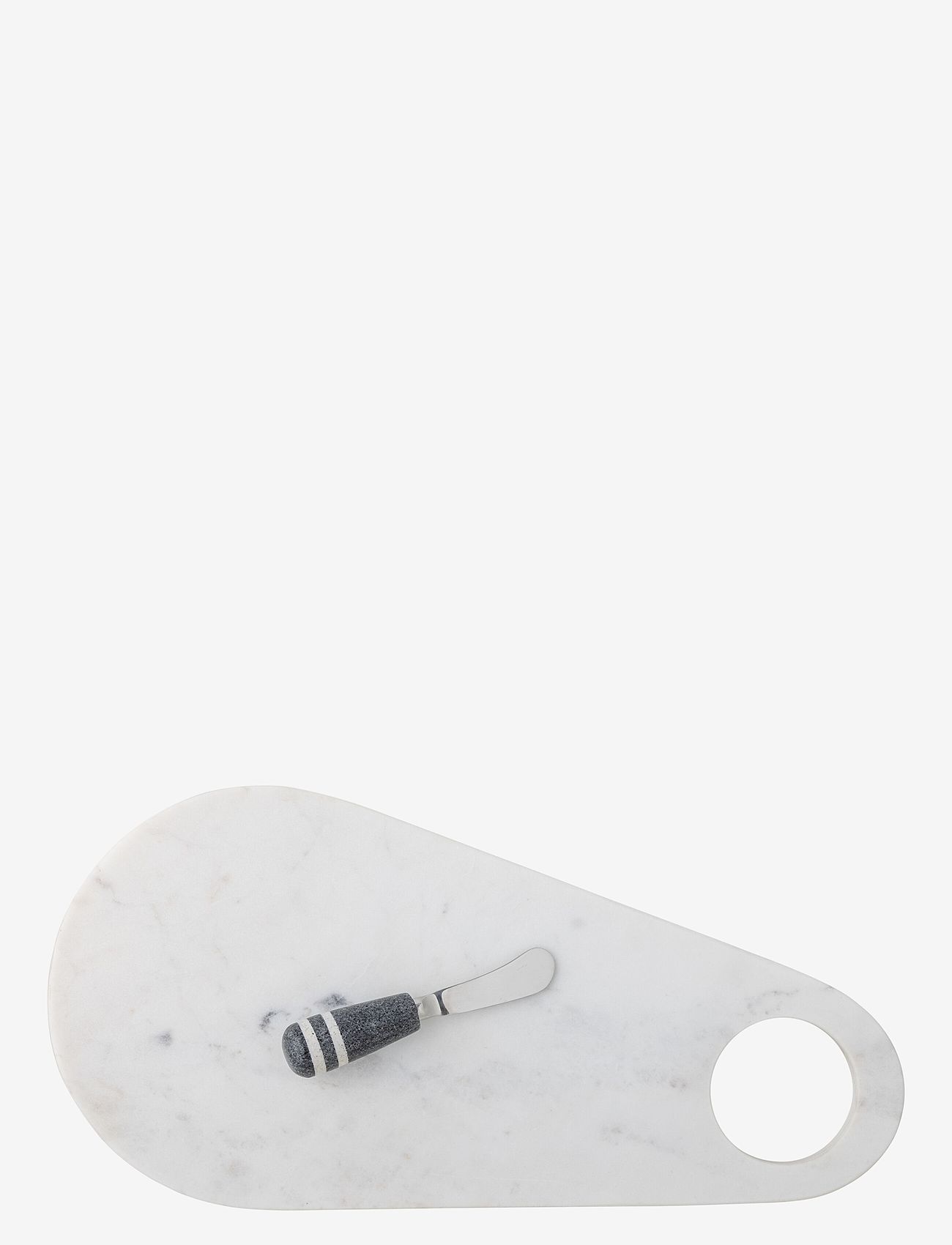 Bloomingville - Abrielle Cuttingboard w/knife - nach preis einkaufen - white - 0