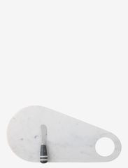 Bloomingville - Abrielle Cuttingboard w/knife - laveste priser - white - 2