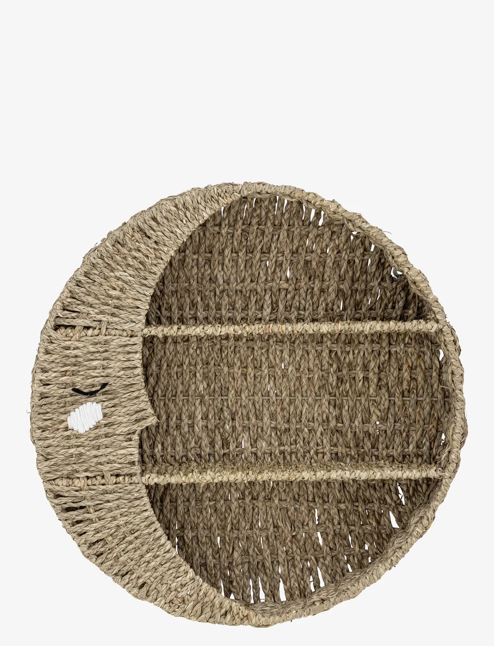 Bloomingville - Moony Bookcase, Brown, Seagrass - regale - brown - 1