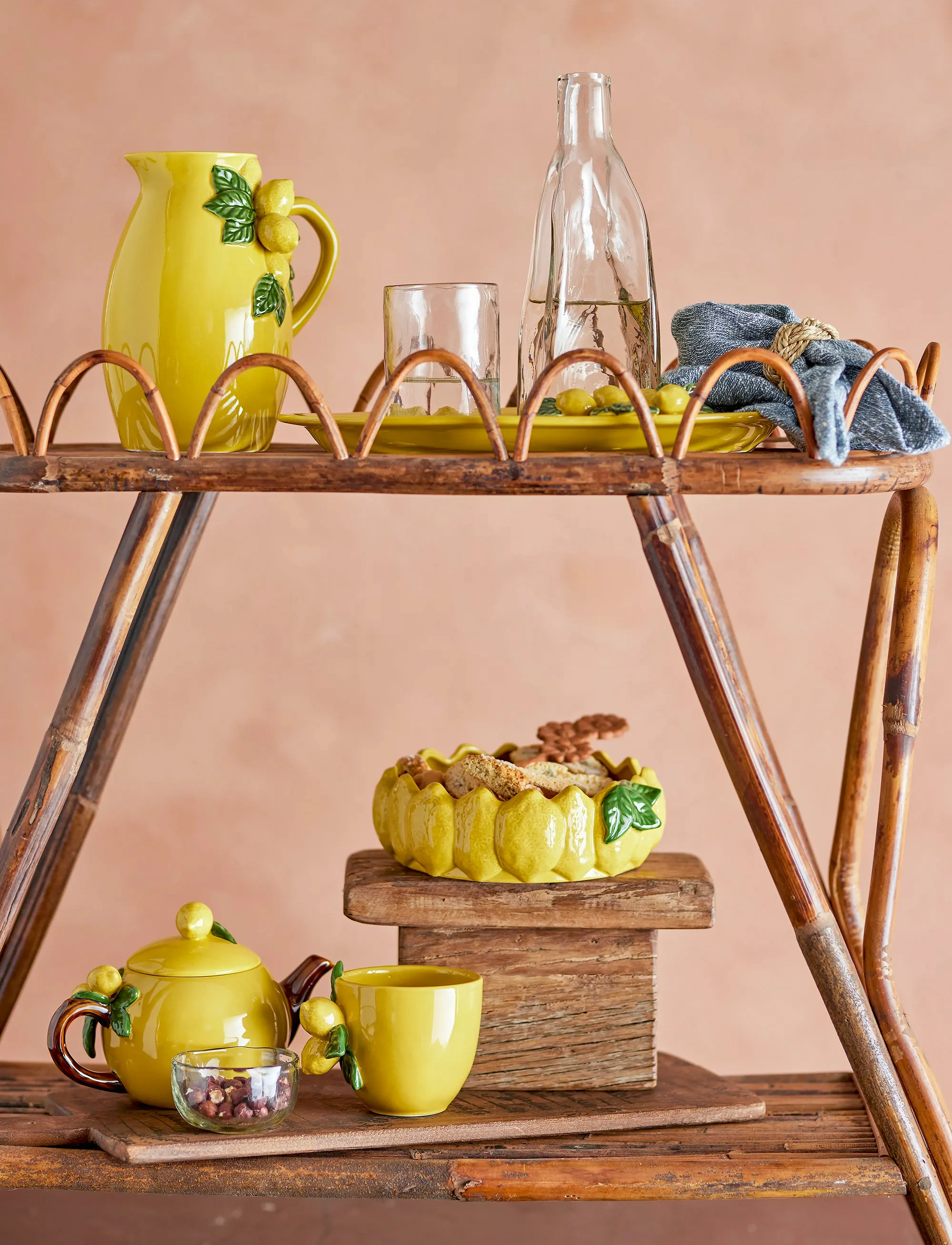 Bloomingville - Limone Jug - vannkarafler - yellow - 4