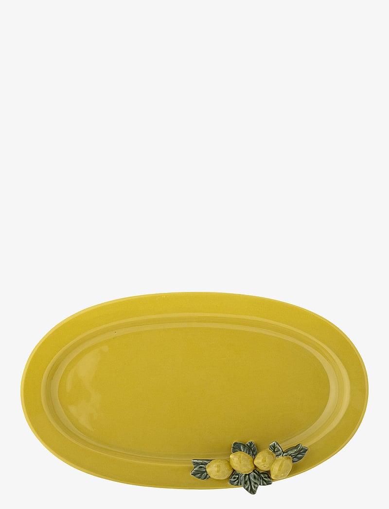 Bloomingville - Limone Serving Plate - die niedrigsten preise - yellow - 0