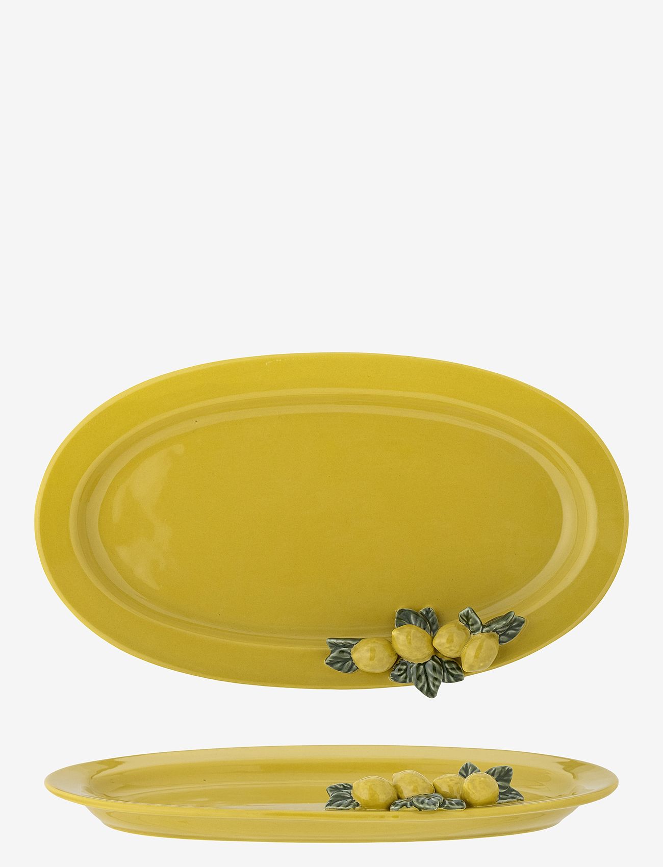 Bloomingville - Limone Serving Plate - julklappar under 500kr - yellow - 1