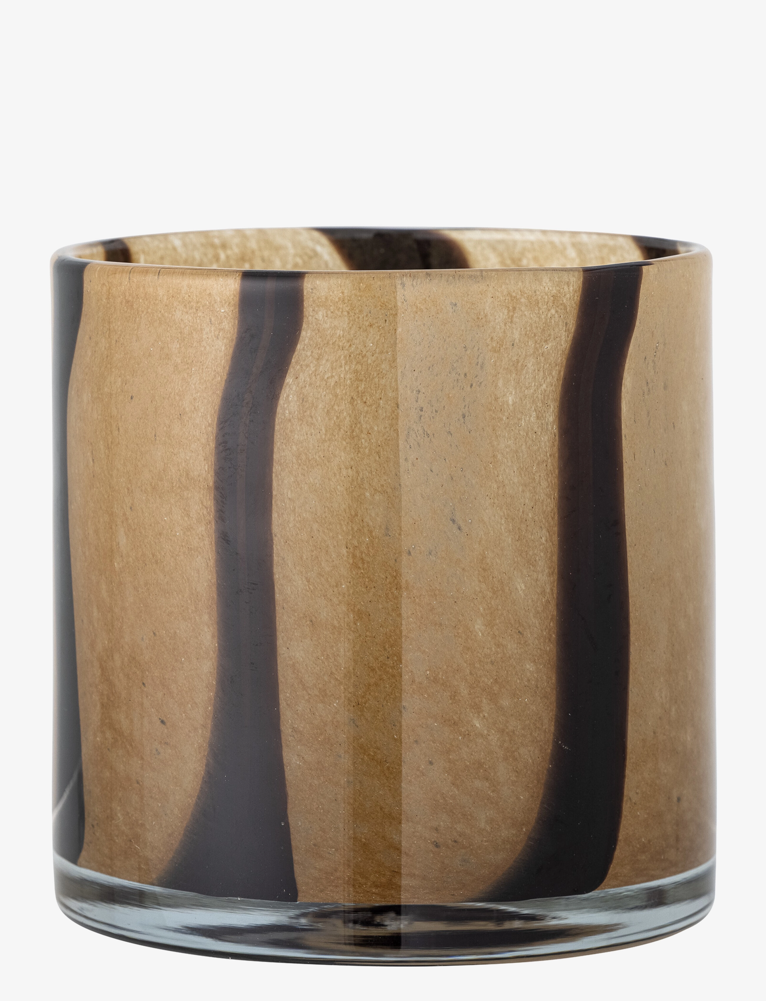 Bloomingville Liberty Votive, H16 cm, Vases, Braun - Cylinder Homeware