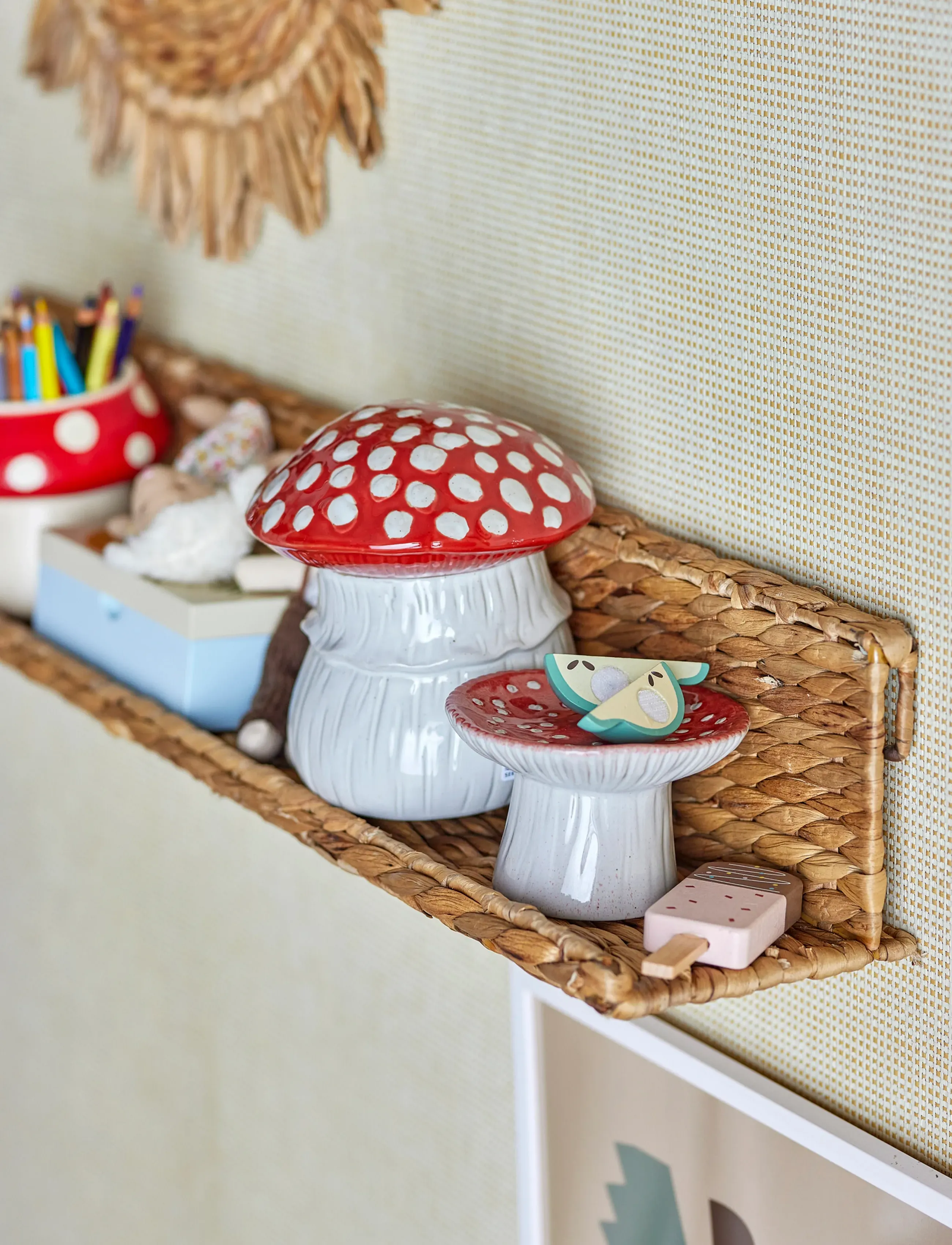 Bloomingville - Sophine Jar w/Lid - kepimo - red - 3