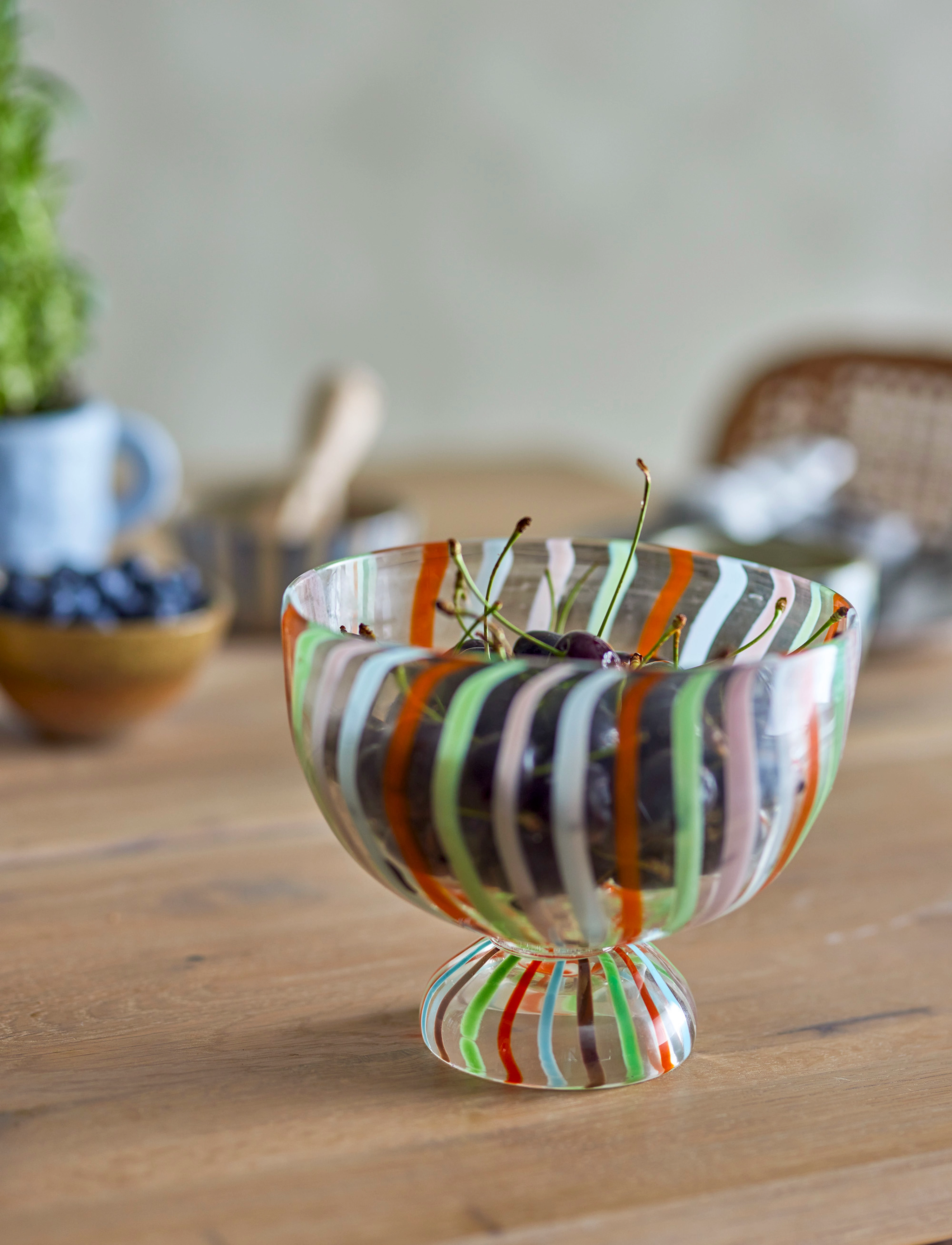 Bloomingville Savya Bowl, 1400 ml, Decoration, Mehrfarbig/gemustert - Decorative Platters, Homeware