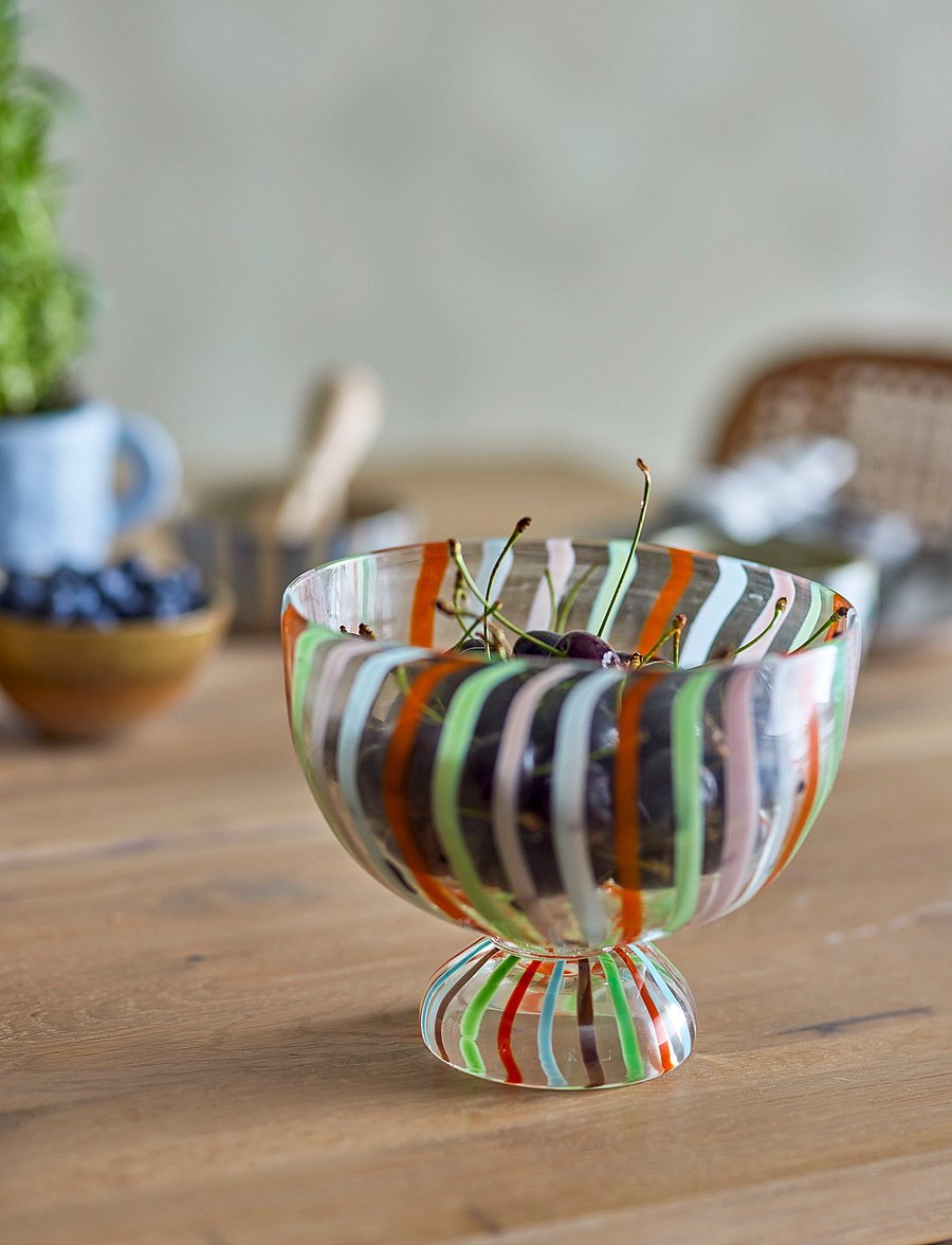 Bloomingville - Savya Bowl - dekoschalen - green - 0