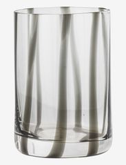 Bloomingville - Silja Drinking Glass - najniższe ceny - black - 0