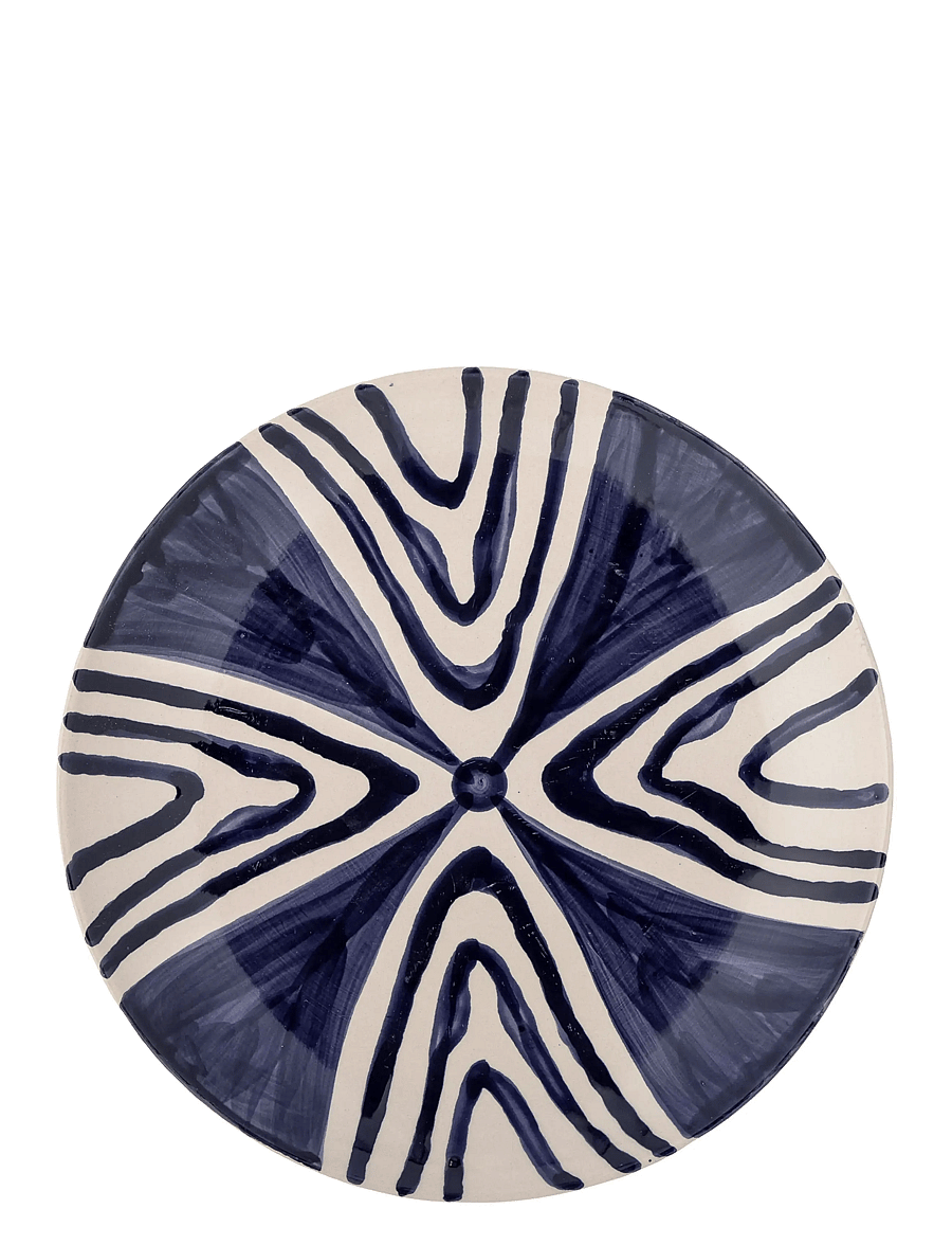 Bloomingville - Shama Plate - praetaldrikud - blue - 1