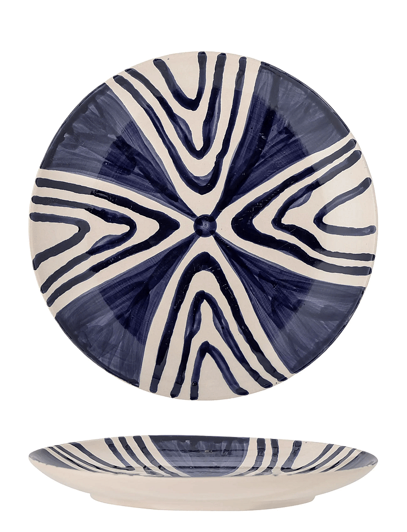 Bloomingville - Shama Plate - speiseteller - blue - 2