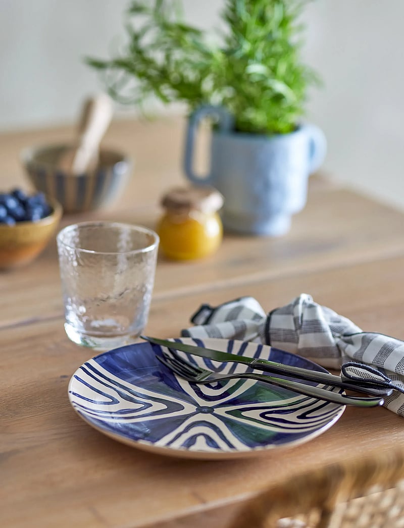 Bloomingville - Shama Plate - speiseteller - blue - 5