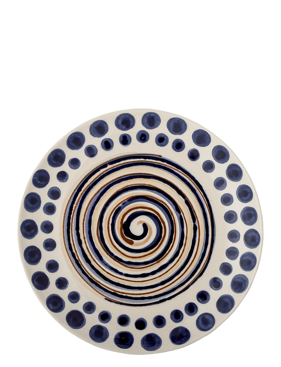Bloomingville - Shama Plate - madalaimad hinnad - blue - 0