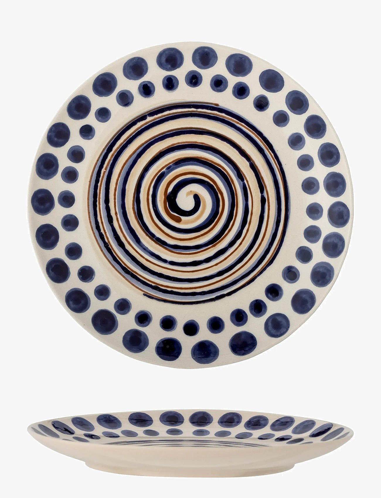 Bloomingville - Shama Plate - pietų lėkštės - blue - 3