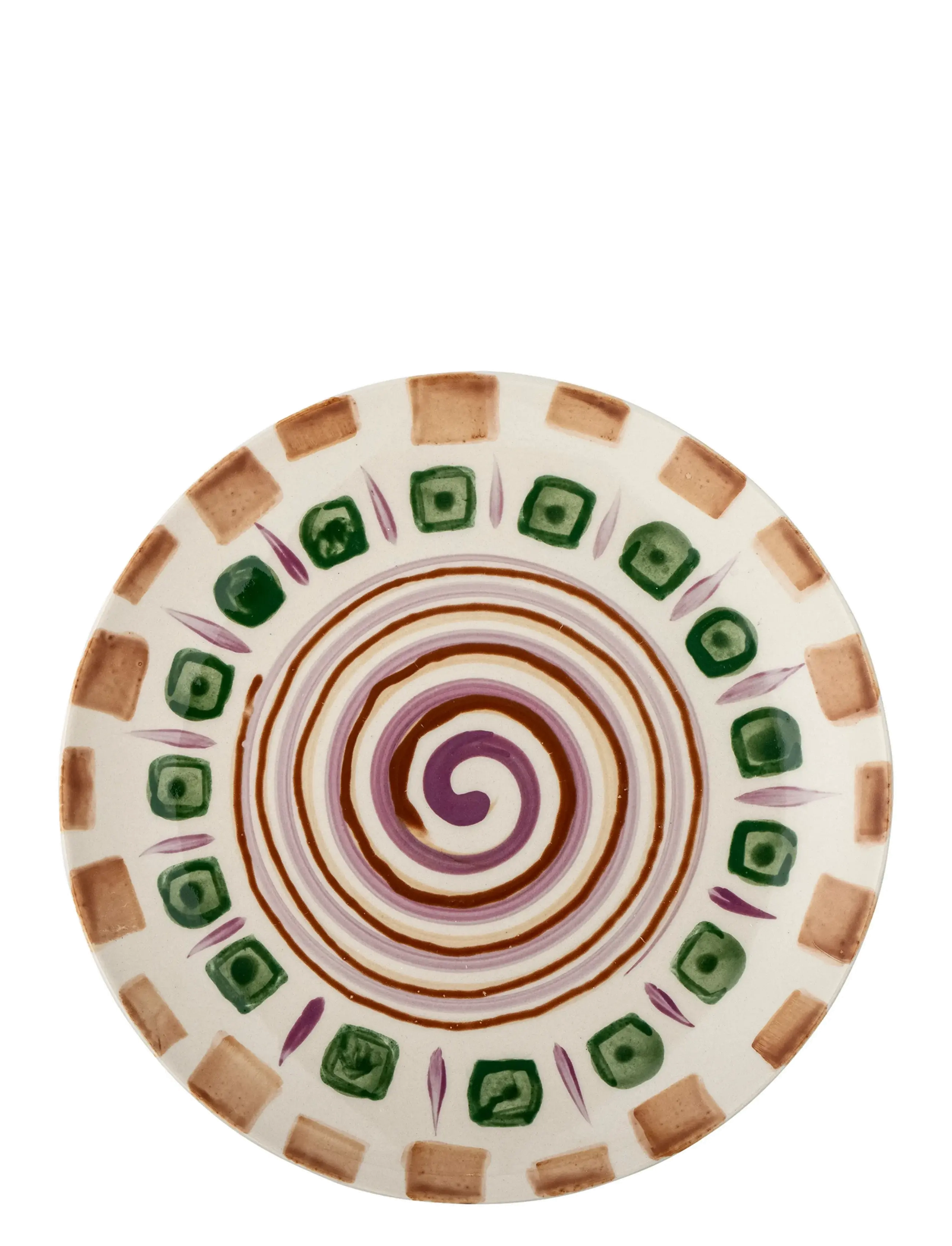 Bloomingville Shama Plate - Borddækning - GREEN / multi