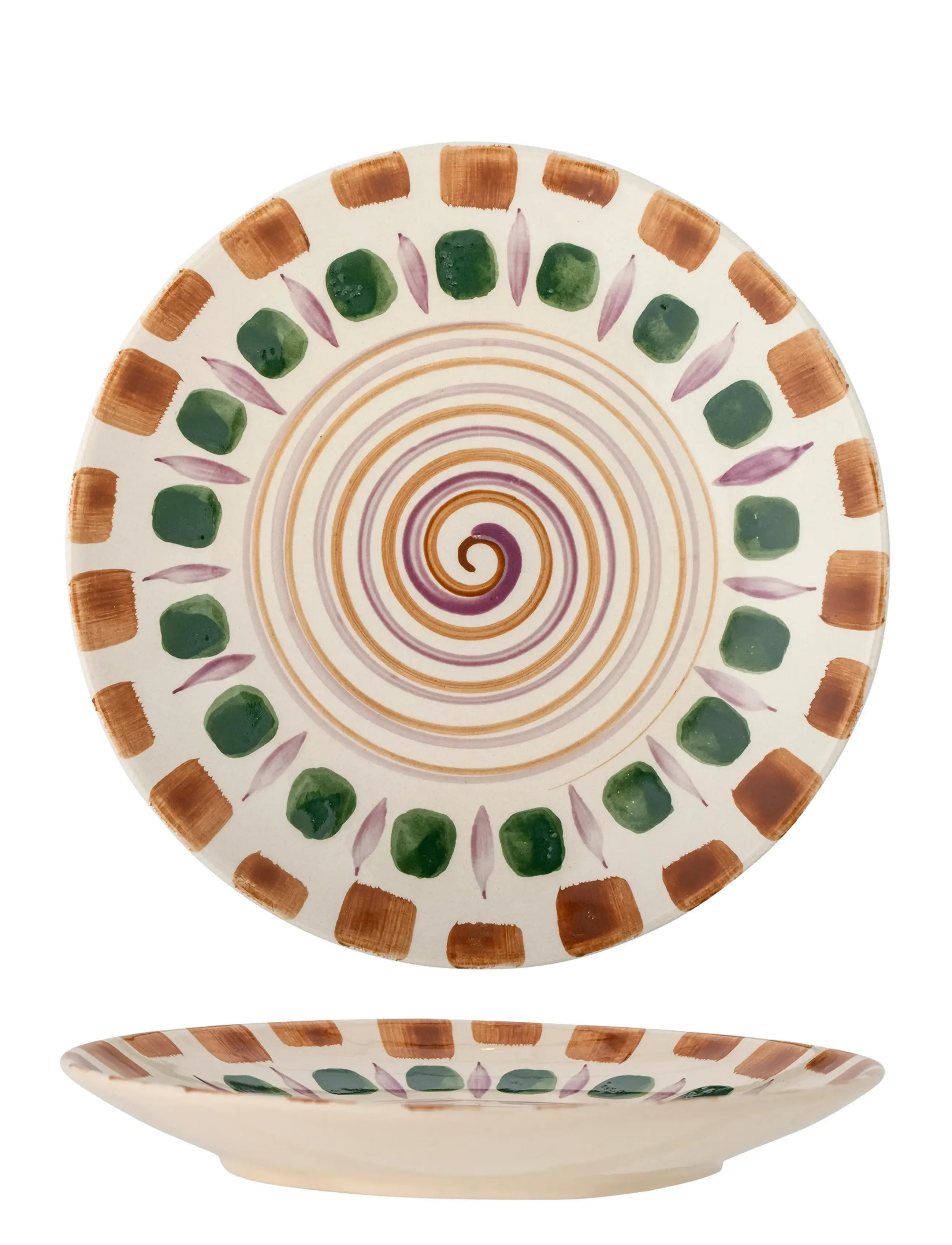 Bloomingville - Shama Plate - laveste priser - blue - 1
