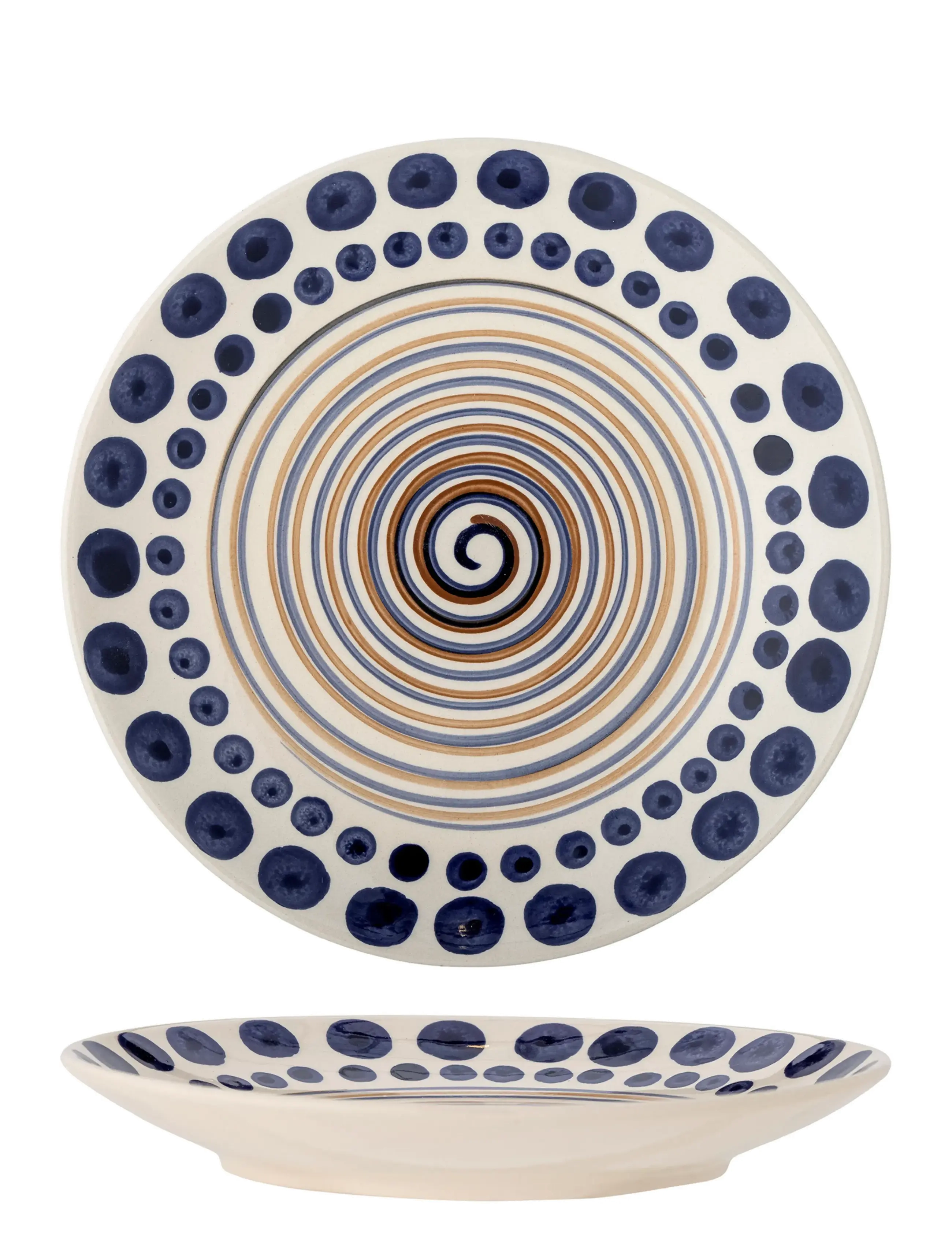 Bloomingville - Shama Plate - dinner plates - orange - 3