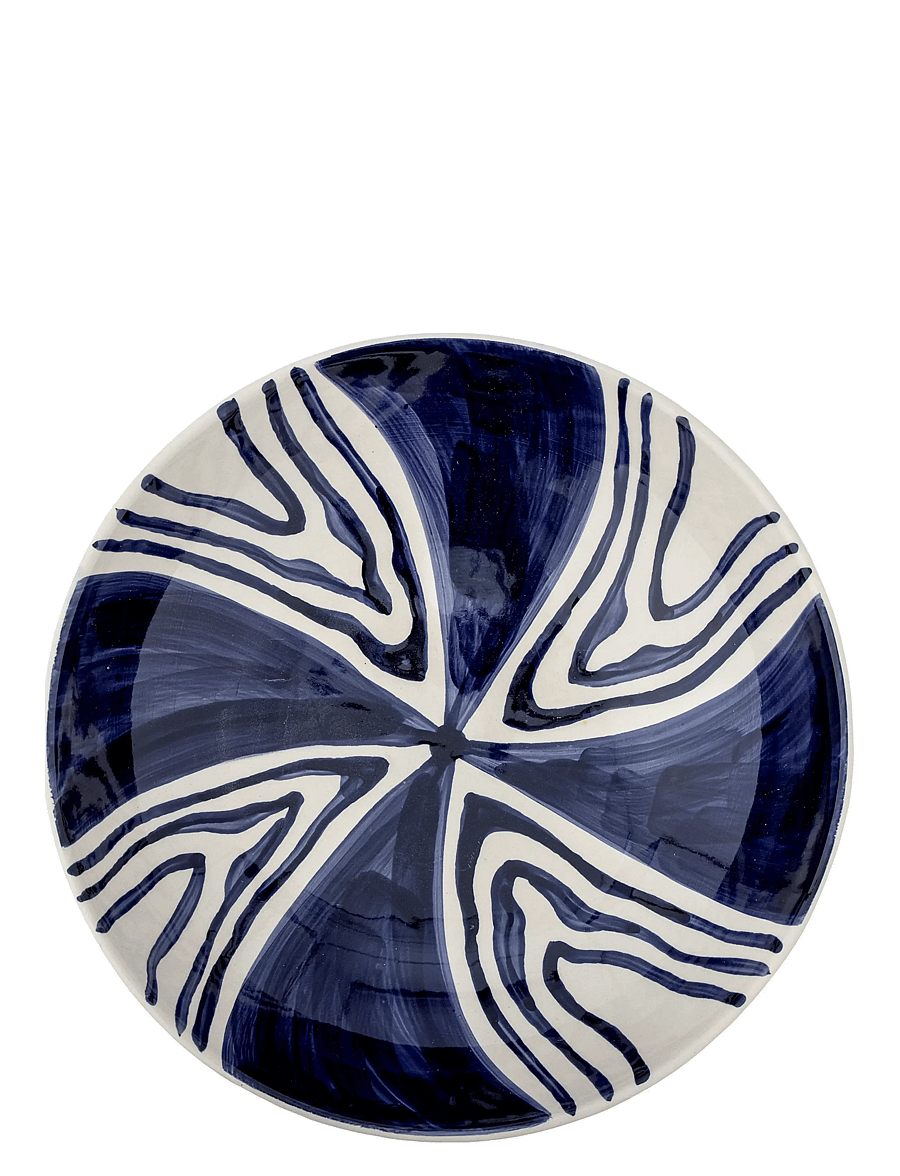 Bloomingville - Shama Bowl - serveerimisnõud - blue - 2