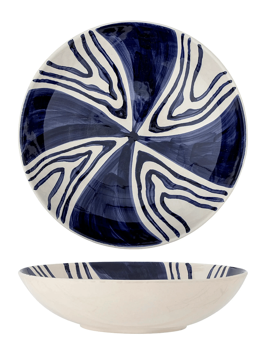 Bloomingville - Shama Bowl - serveerimisnõud - blue - 3