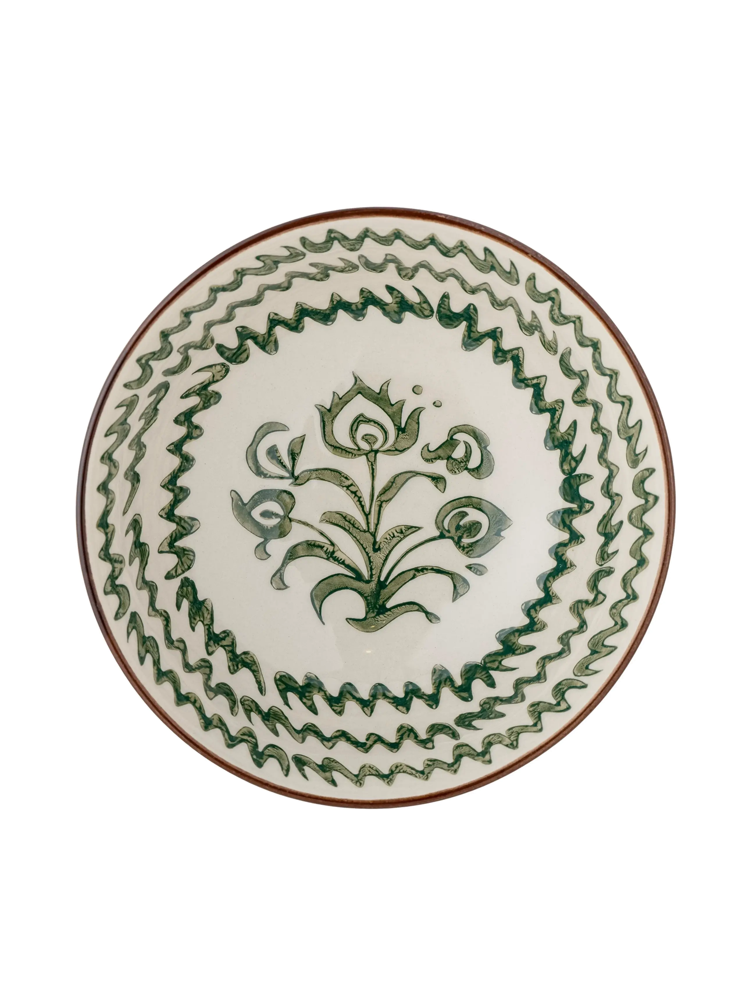 Bloomingville - Heikki Bowl - laveste priser - brown/green - 1