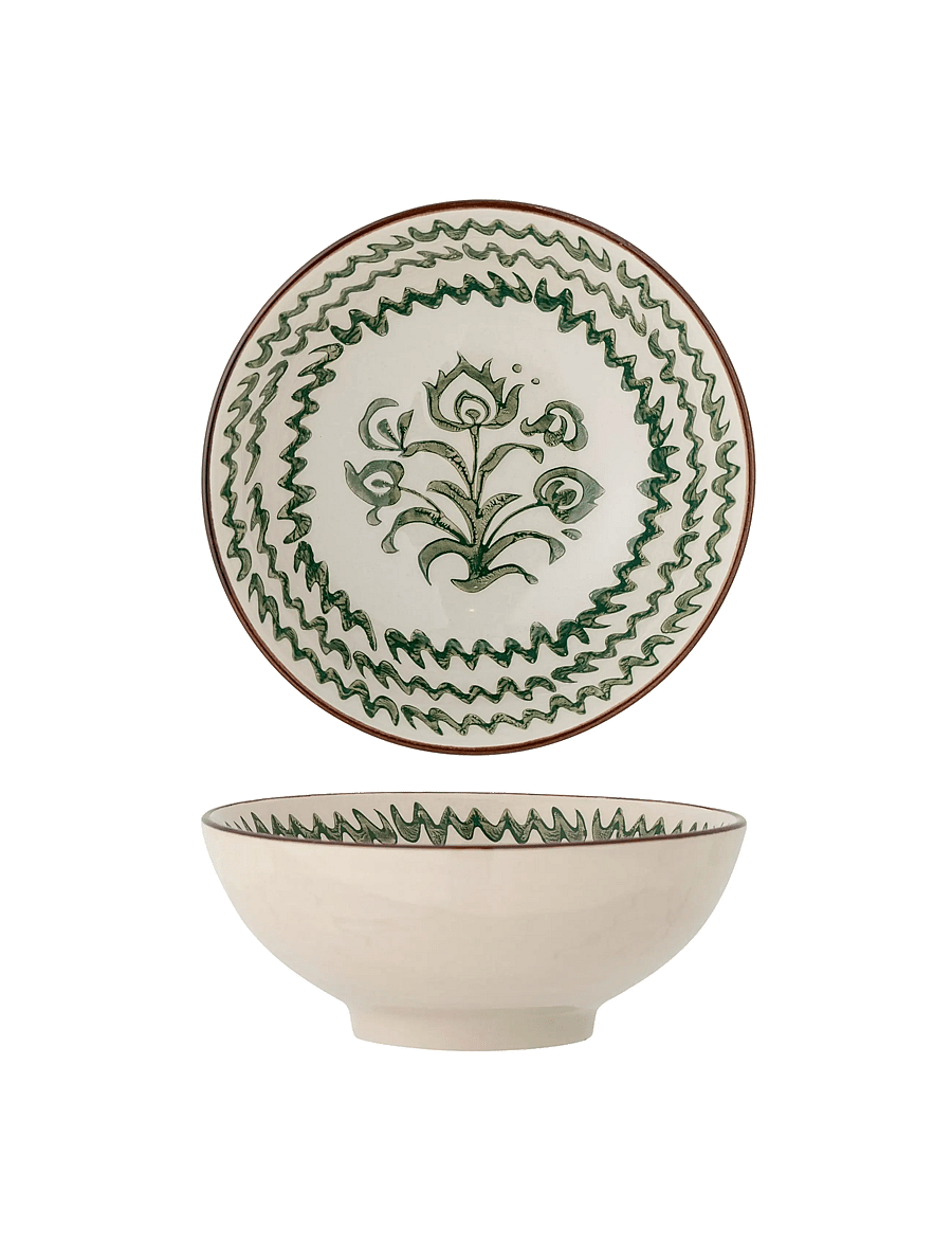 Bloomingville - Heikki Bowl - die niedrigsten preise - brown/green - 2