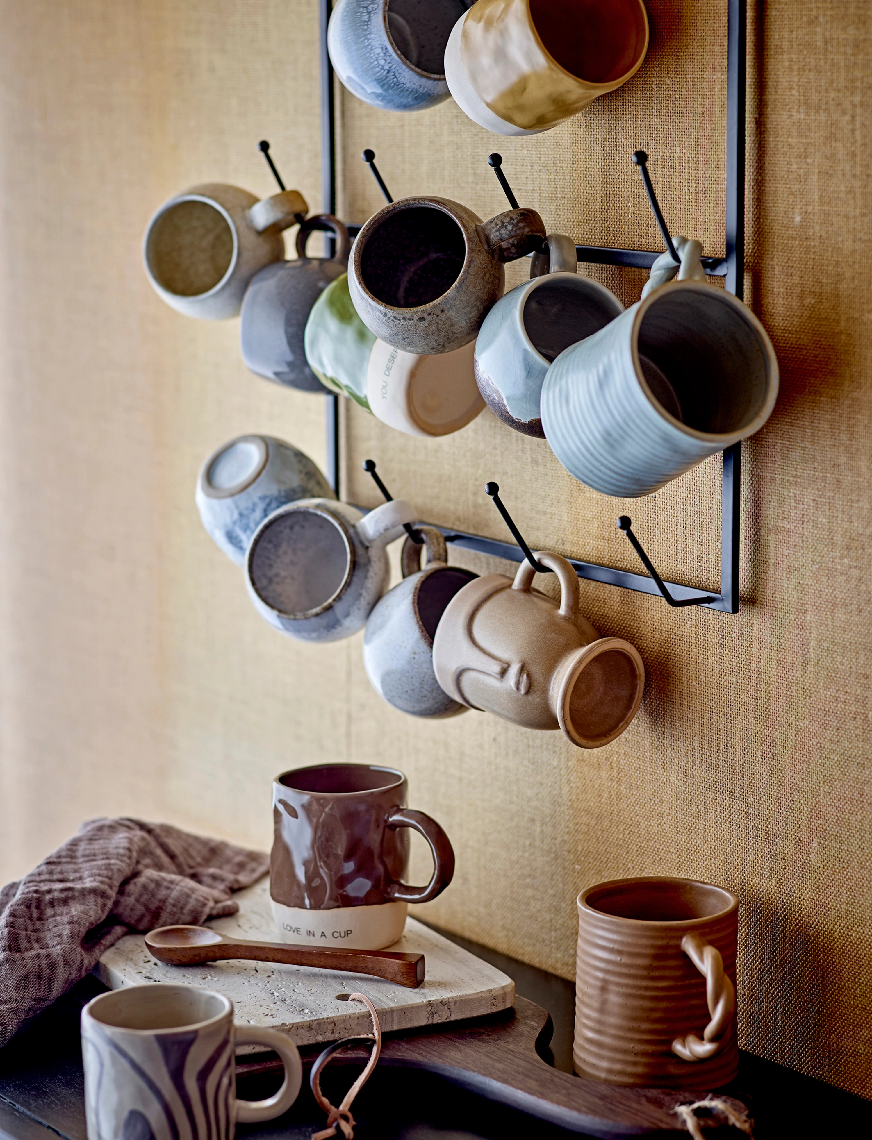 Bloomingville Neo Mug, 335 ml, Cups & Mugs, Gelb - Coffee Cups, Homeware