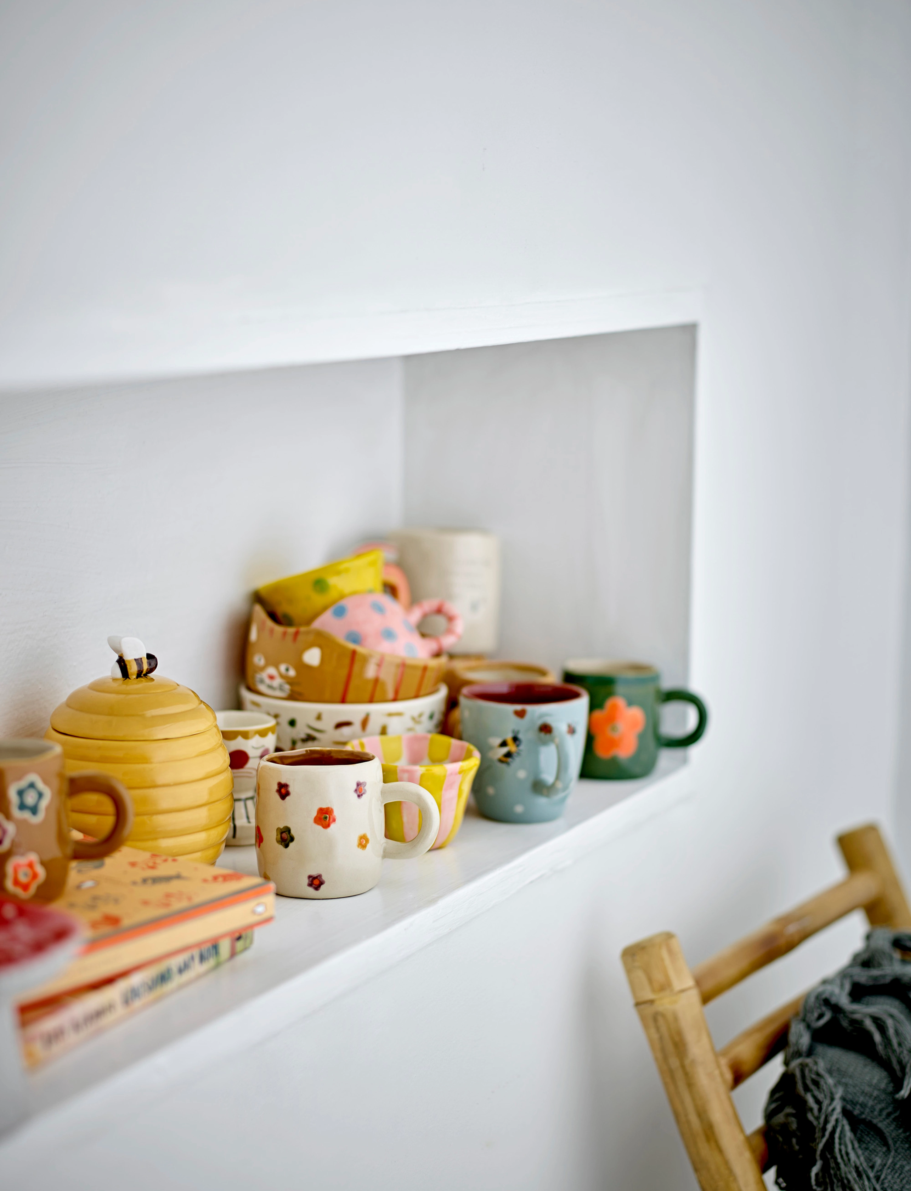 Bloomingville Addy Cup, 130 ml, Cups & Mugs, Creme - Cups, Kinder