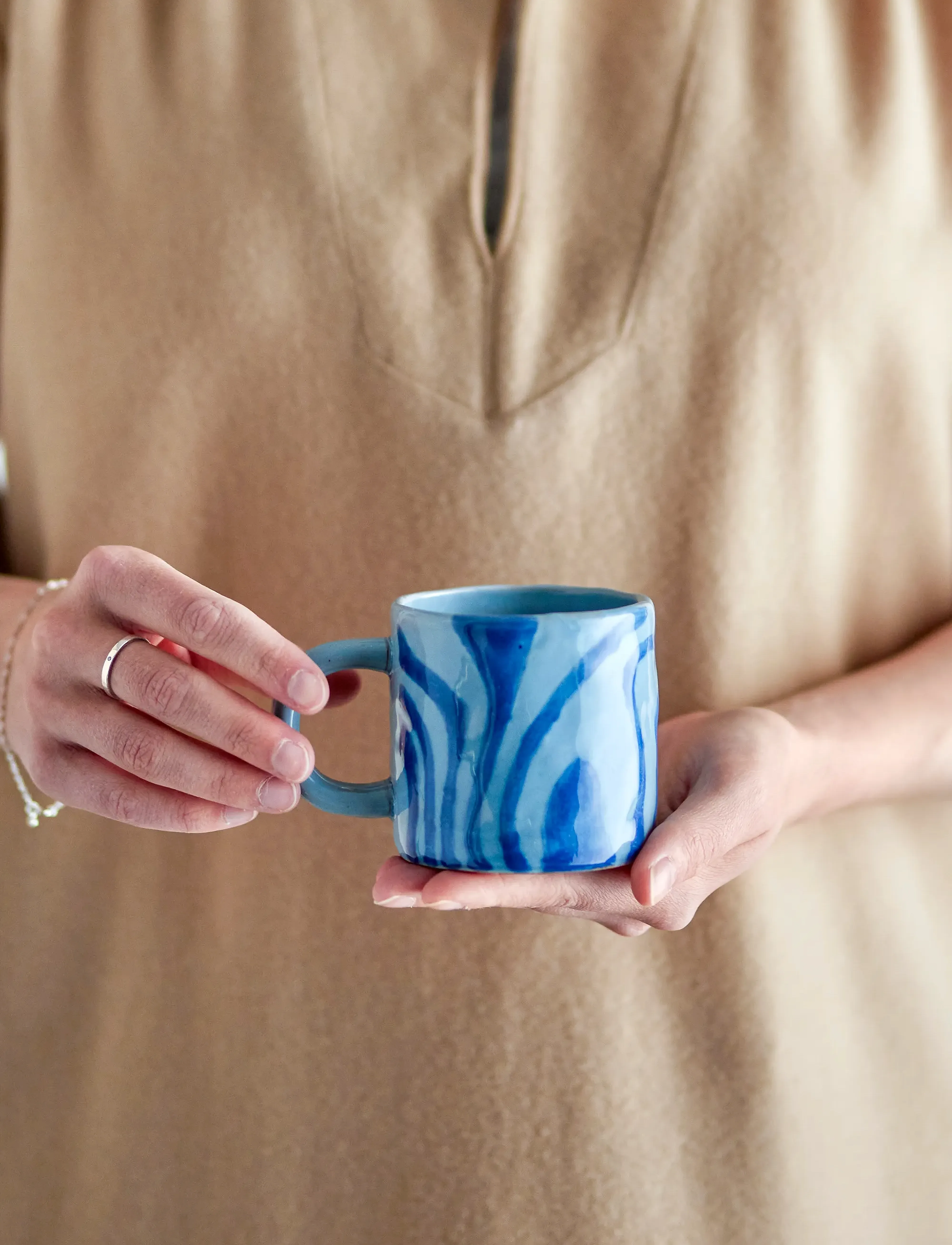 Bloomingville - Ninka Mug - die niedrigsten preise - blue - 2