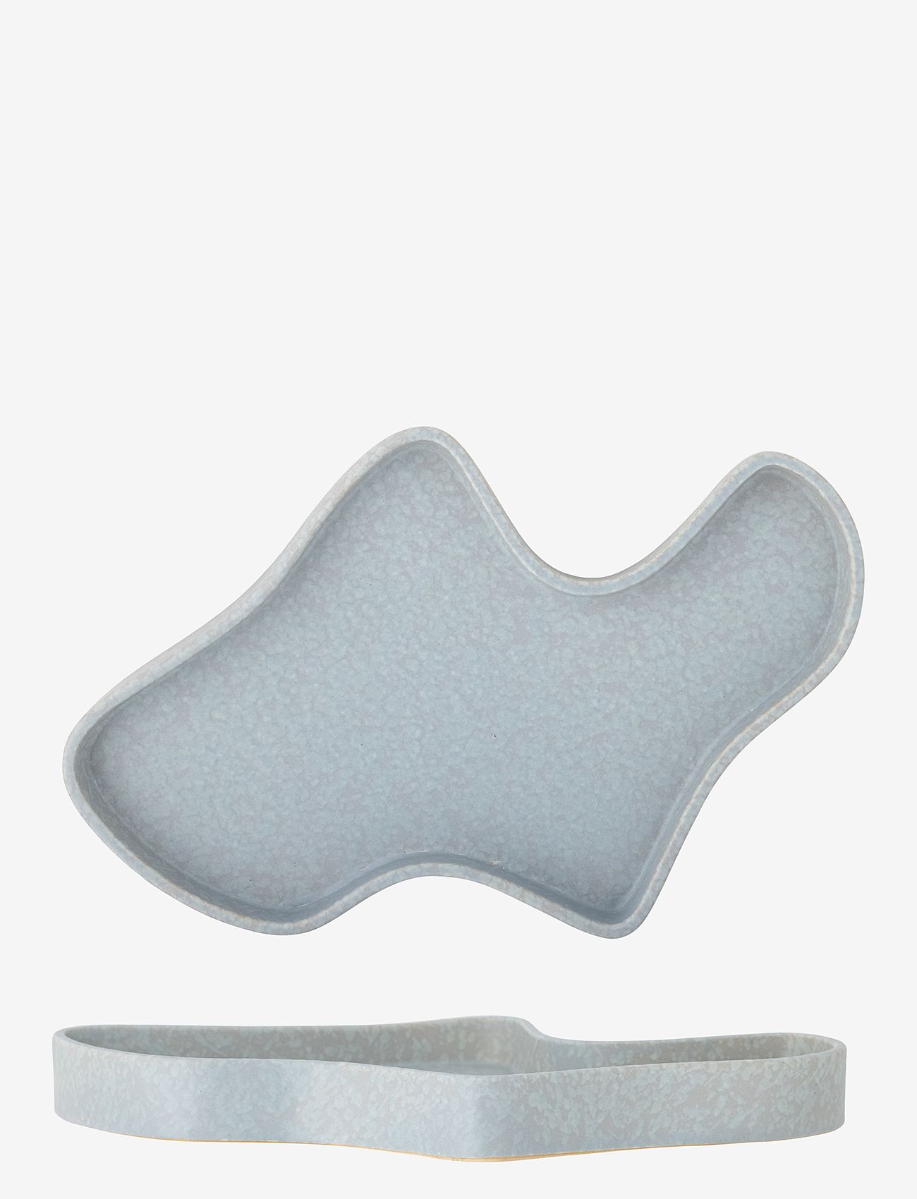 Bloomingville - Lakey Tray - dekoschalen - blue - 1