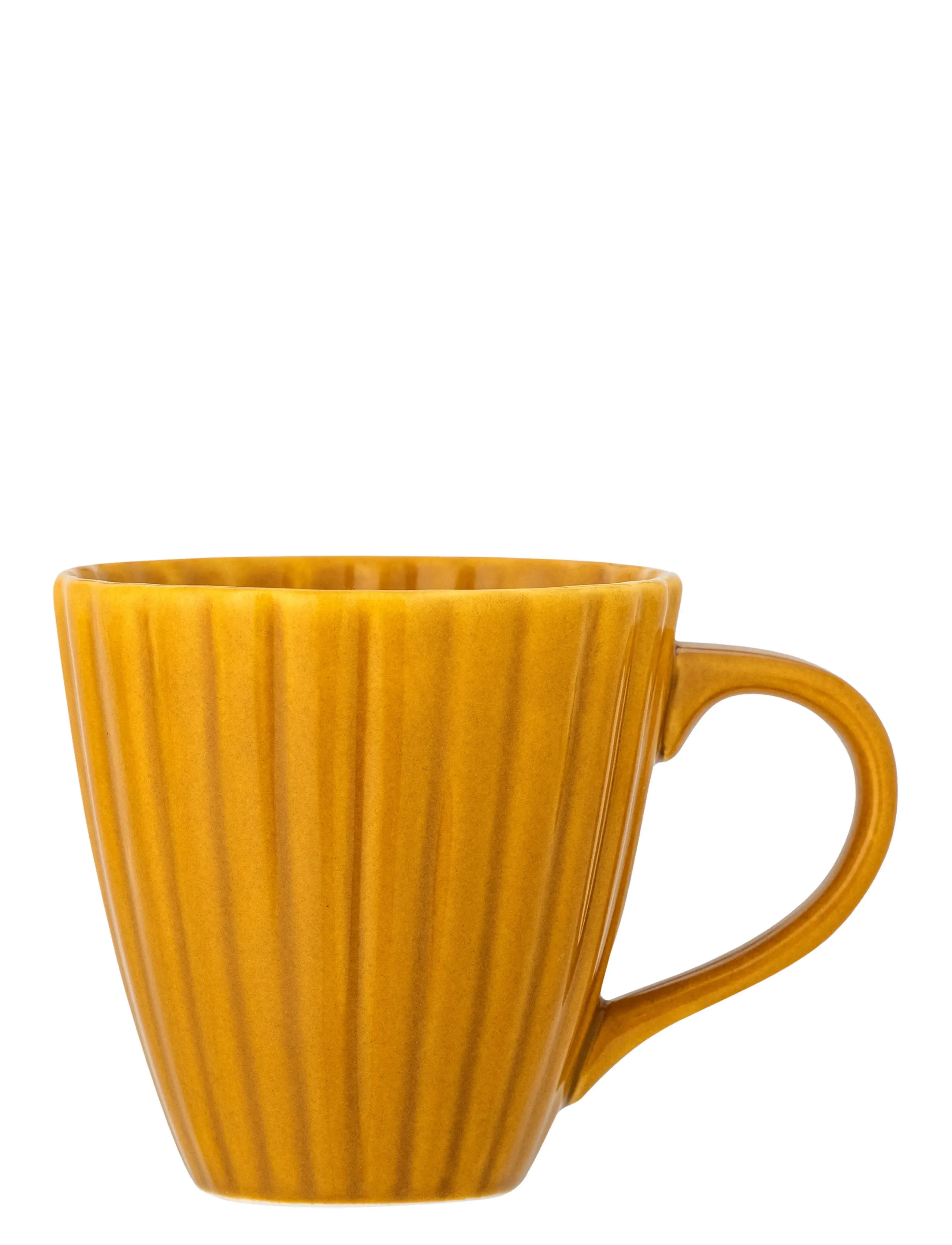 Bloomingville Latina Mug, Coffee Kop, Gul, Str: 22 CL