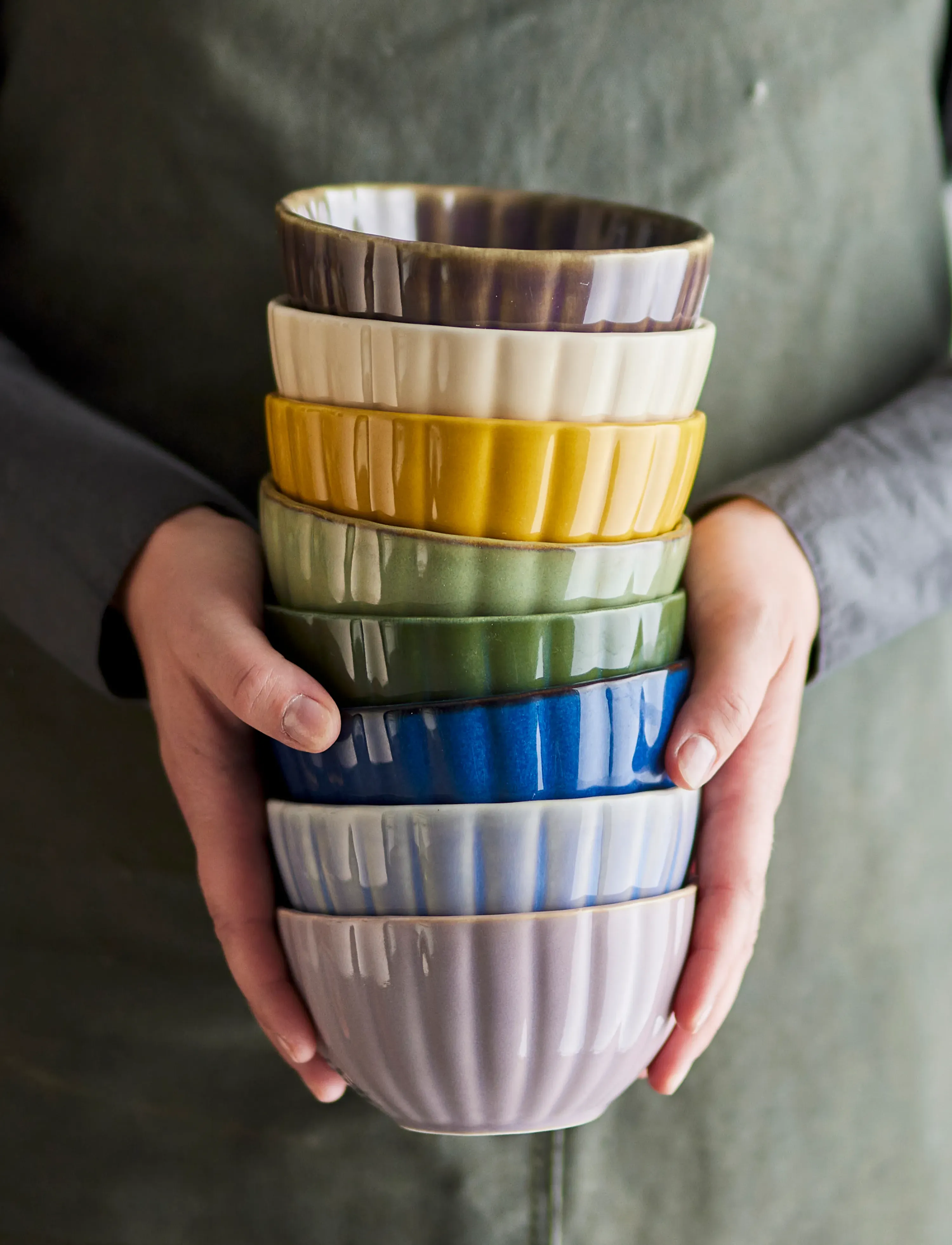 Bloomingville Latina Bowl, Ø 9 cm, Bowls & Serving Dishes, Grün - Bowls, Homeware