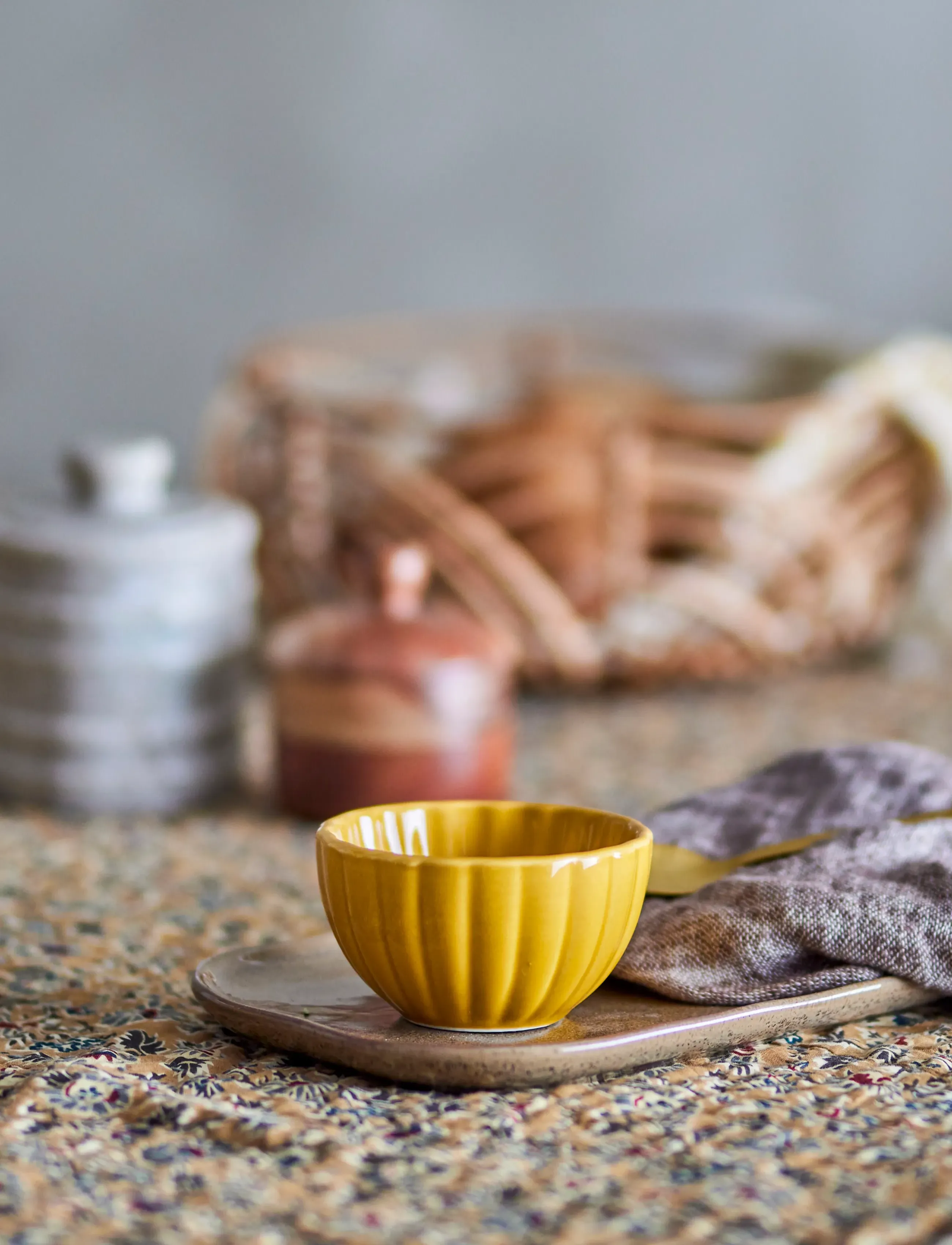 Bloomingville - Latina Bowl - breakfast bowls - yellow - 2
