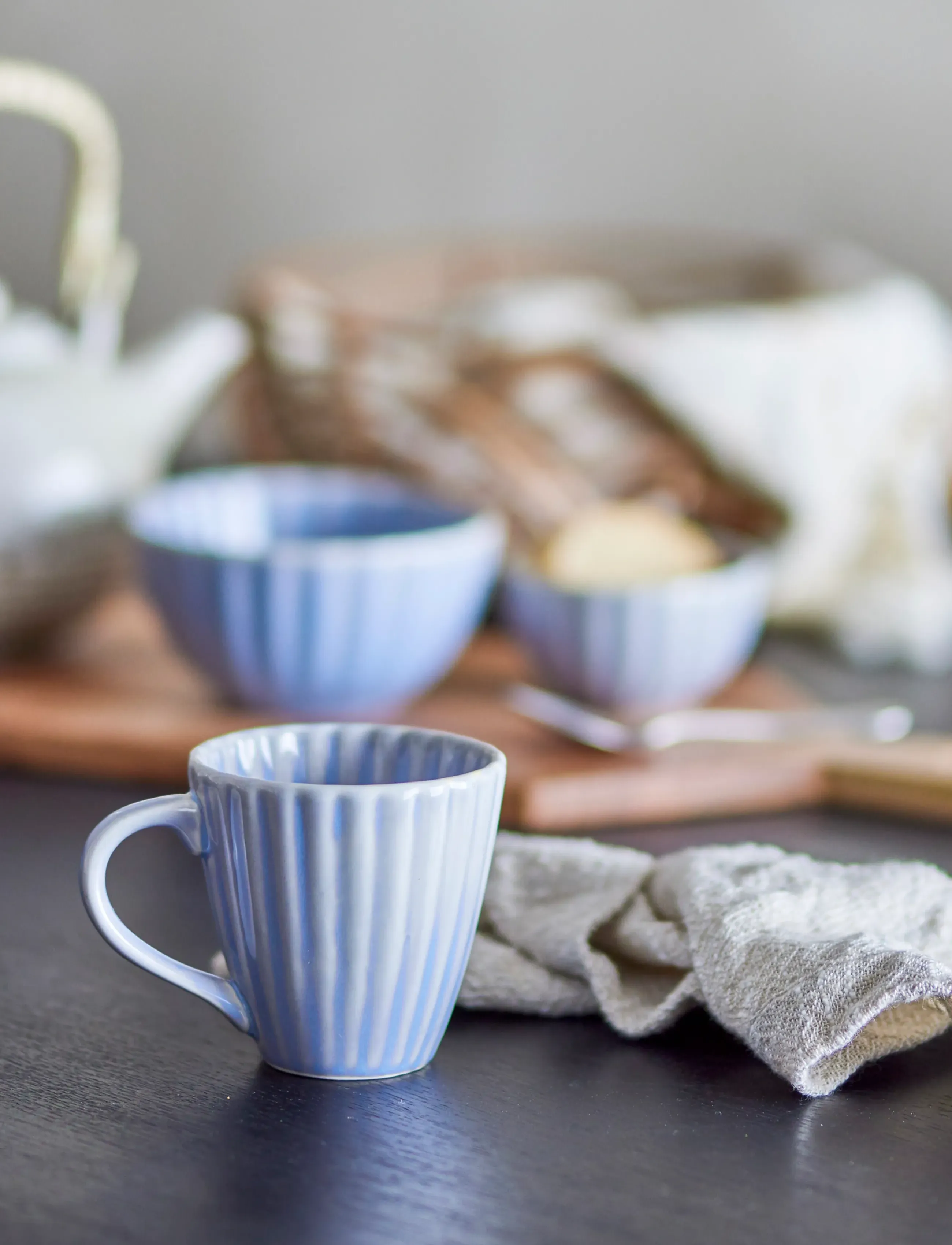 Bloomingville - Latina Mug - tea cups - blue - 2