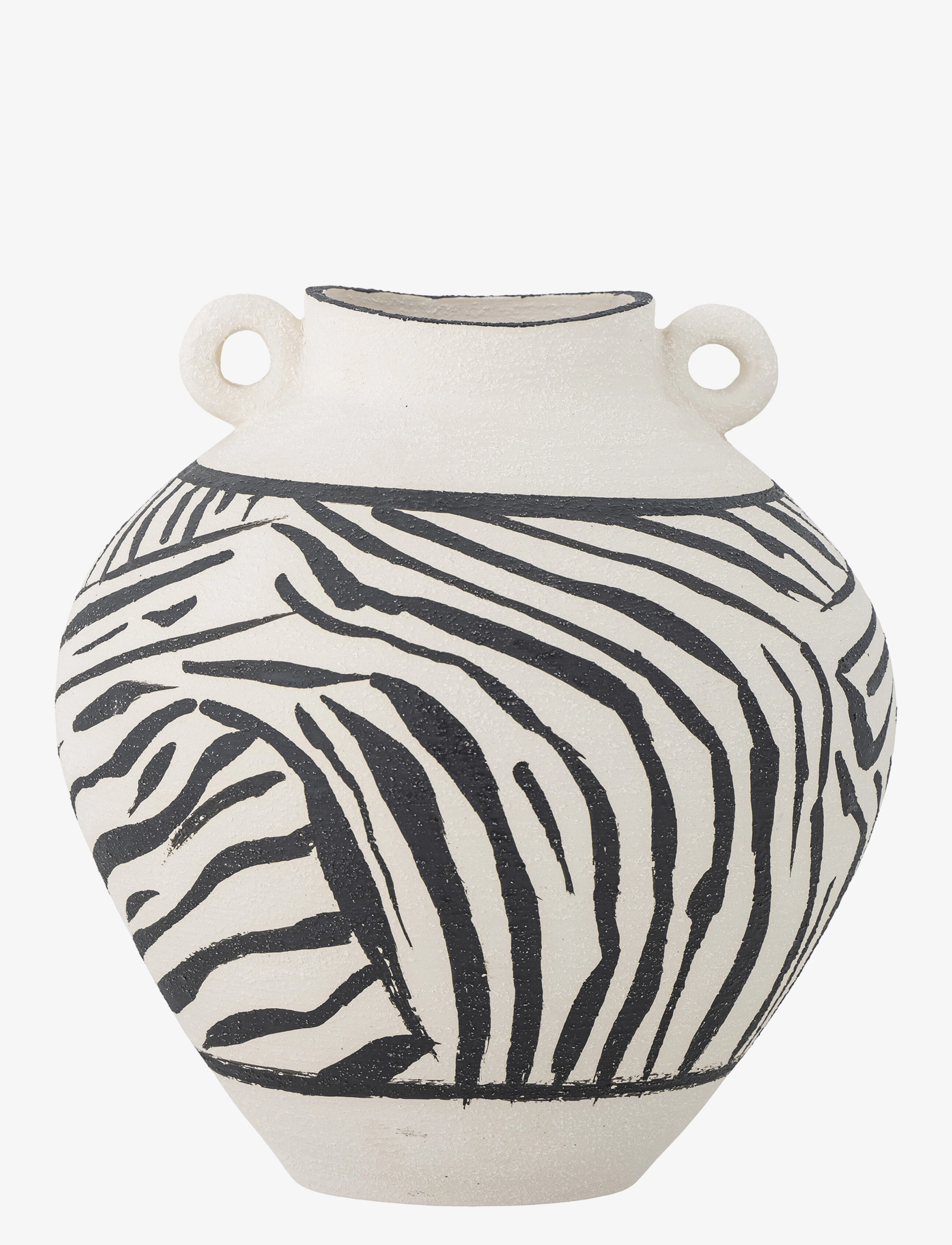 Bloomingville Togo Vase, Stor vase, Sort, Str: Ø25XH26CM