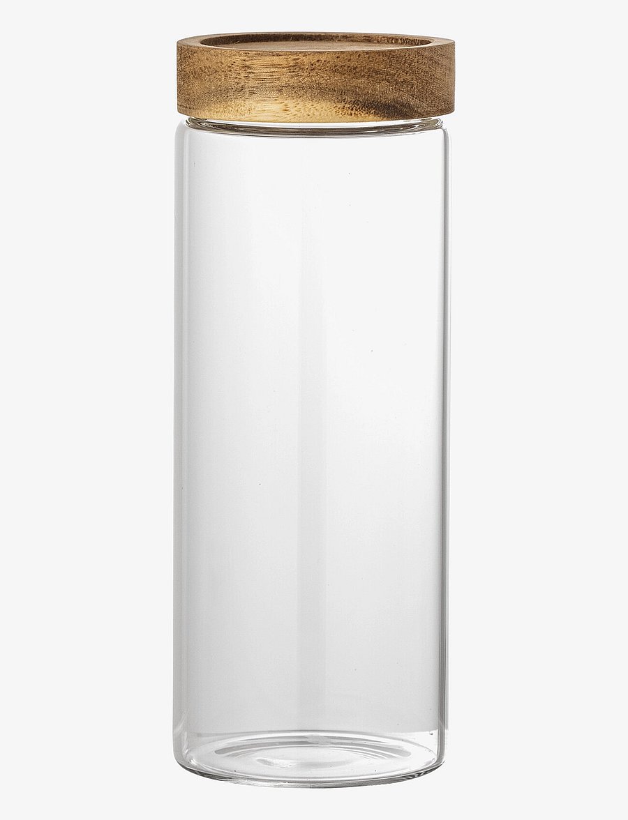 Bloomingville - Kauna Jar w/Lid - clear - 0