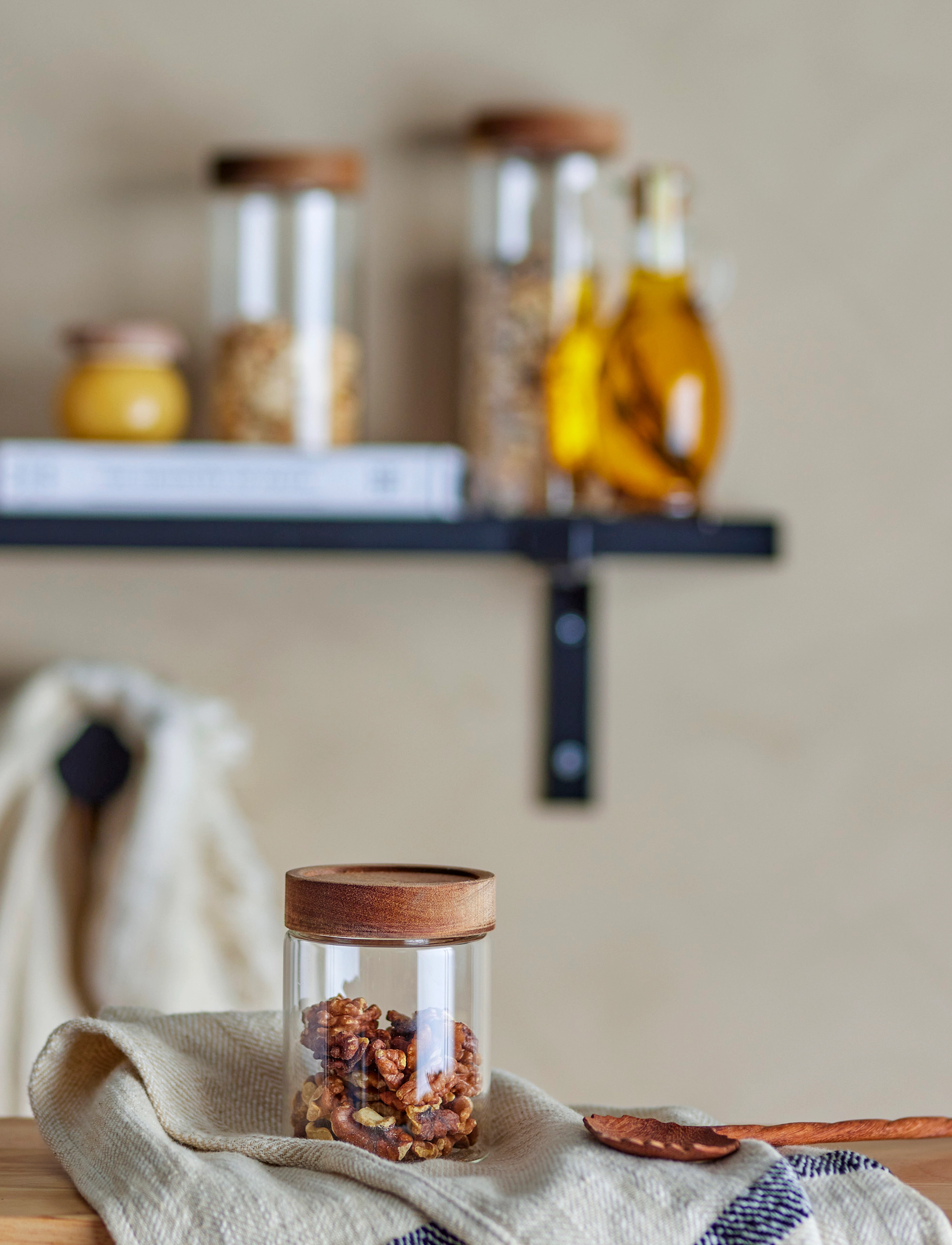 Bloomingville - Kauna Jar w/Lid - clear - 2