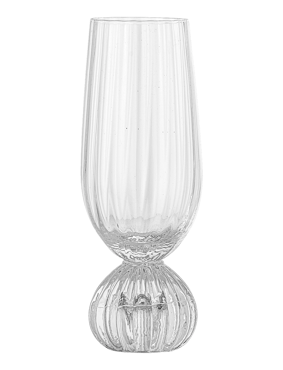 Bloomingville - Taurin Champagne Glass - sektgläser - clear - 2