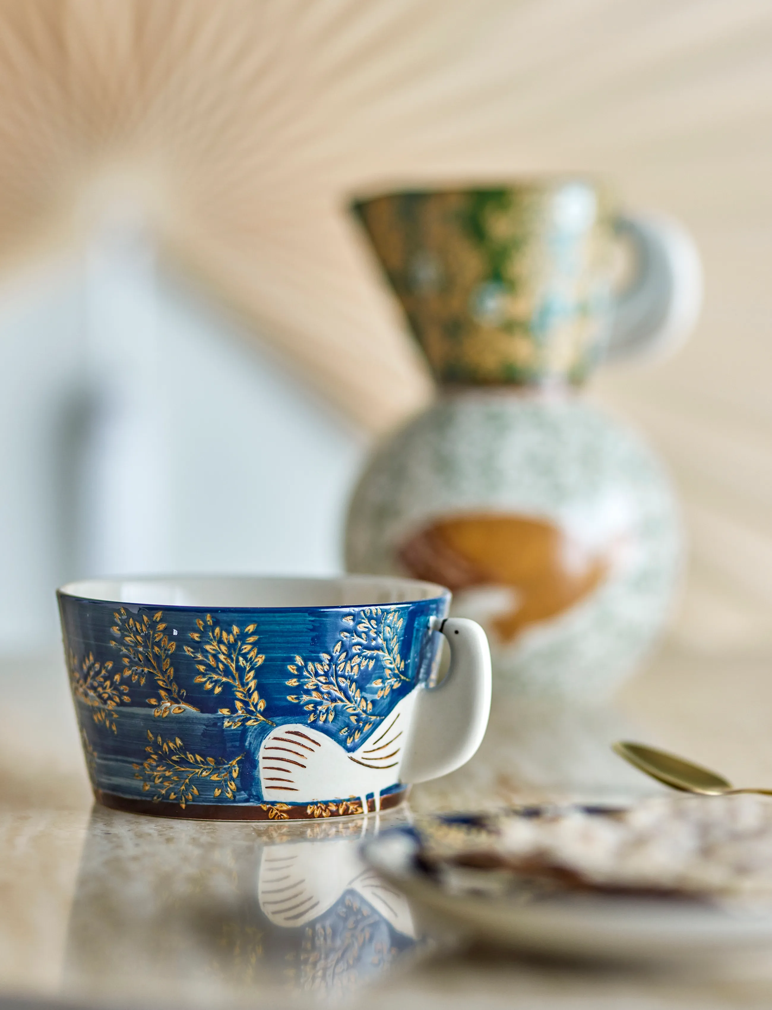 Bloomingville - Hezha Bowl - breakfast bowls - blue - 5
