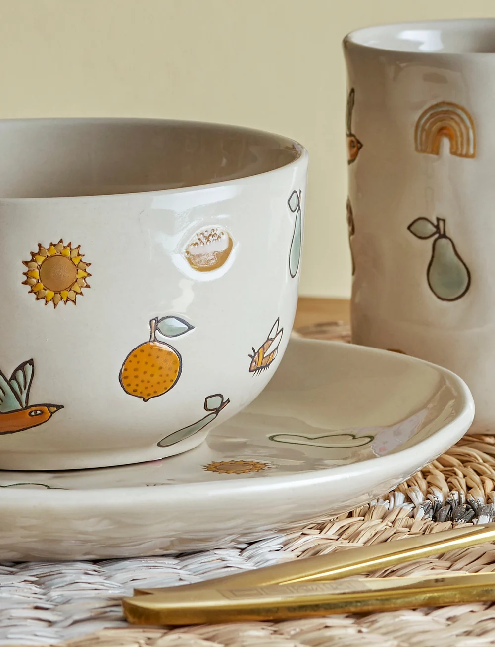 Bloomingville - Agnes Tableware Set - essgeschirr - white - 3