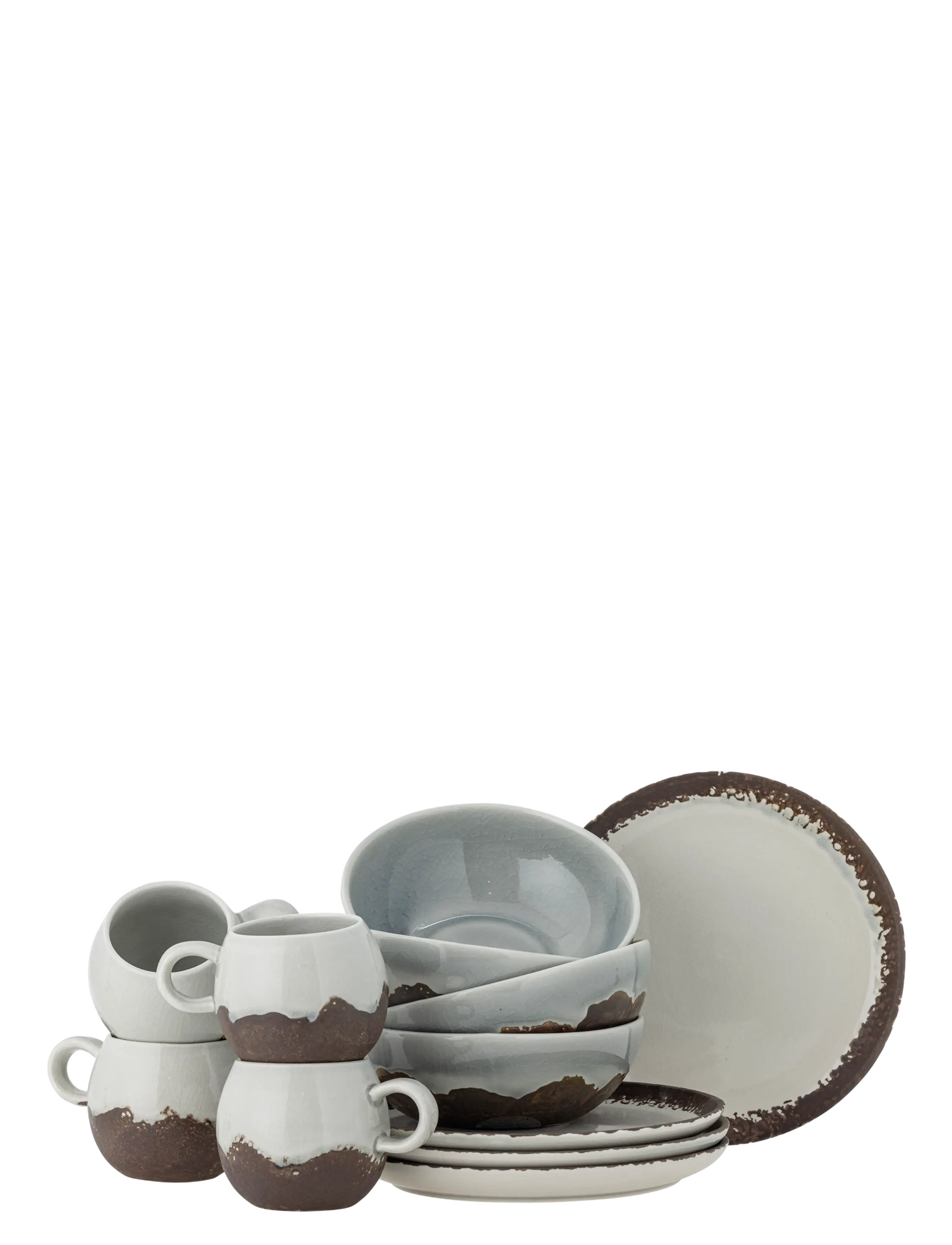 BLOOMINGVILLE Paula Breakfast Set Braun - One Size - Unisex