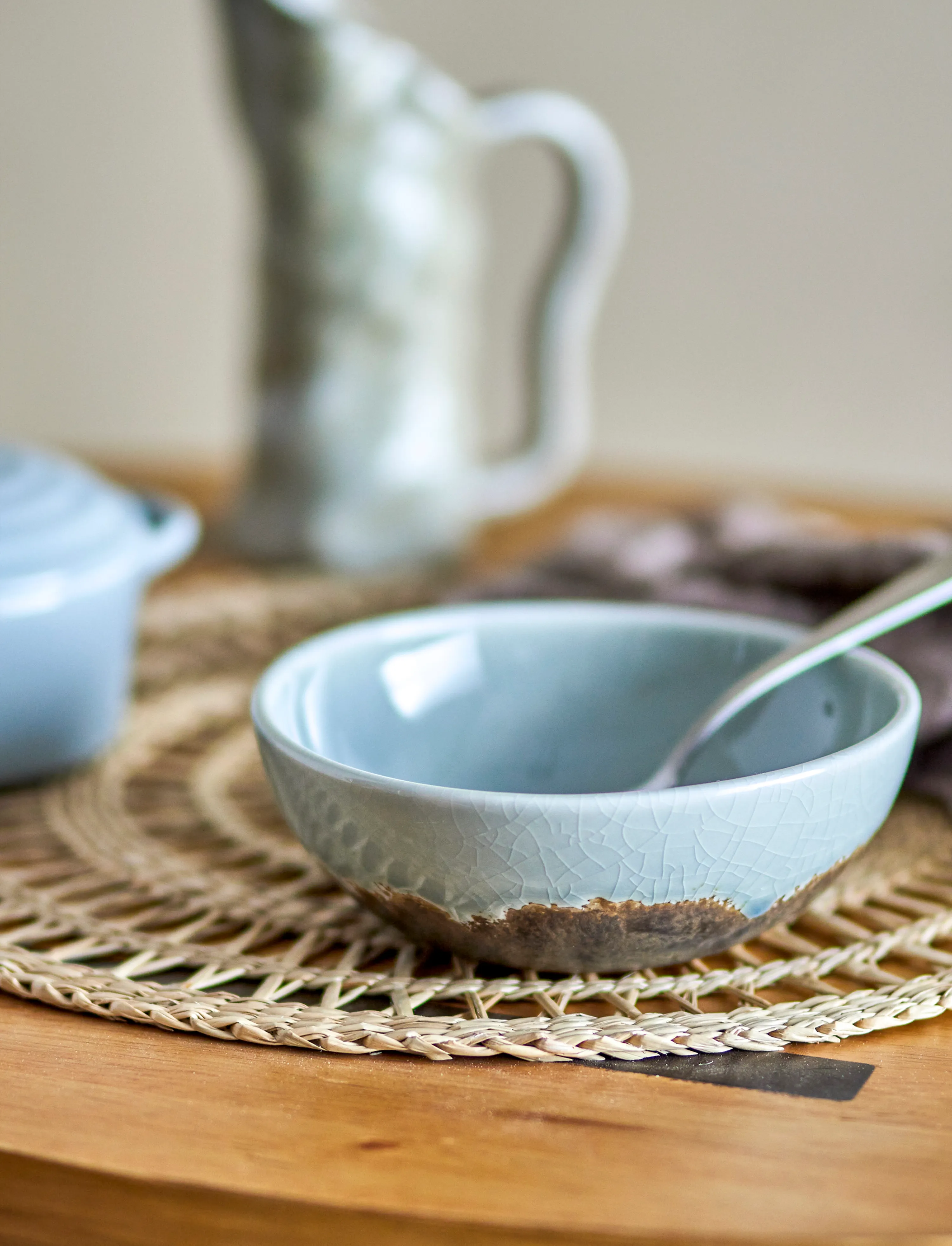 Bloomingville - Paula Breakfast Set - tallrikar - brown - 2