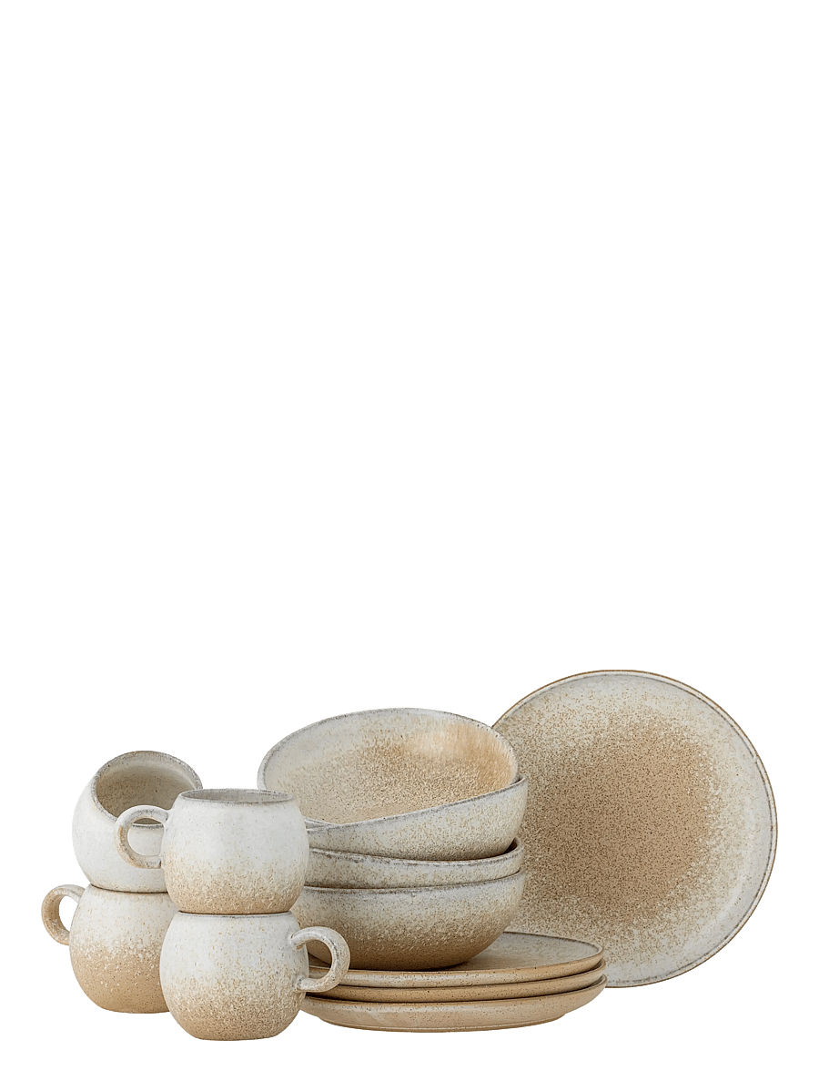 Bloomingville - Paula Breakfast Set - teller - nature - 0