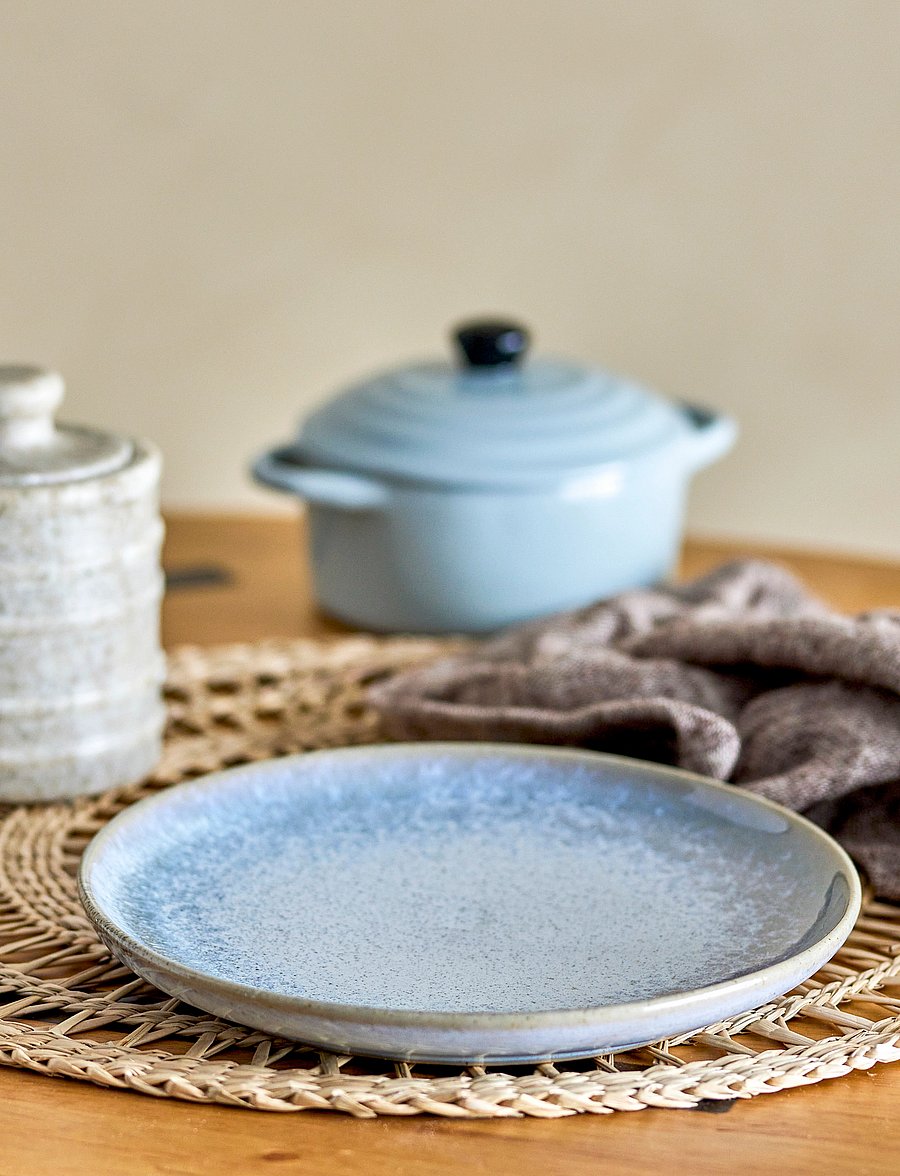 Bloomingville - Paula Plate - frühstücksteller - blue - 0