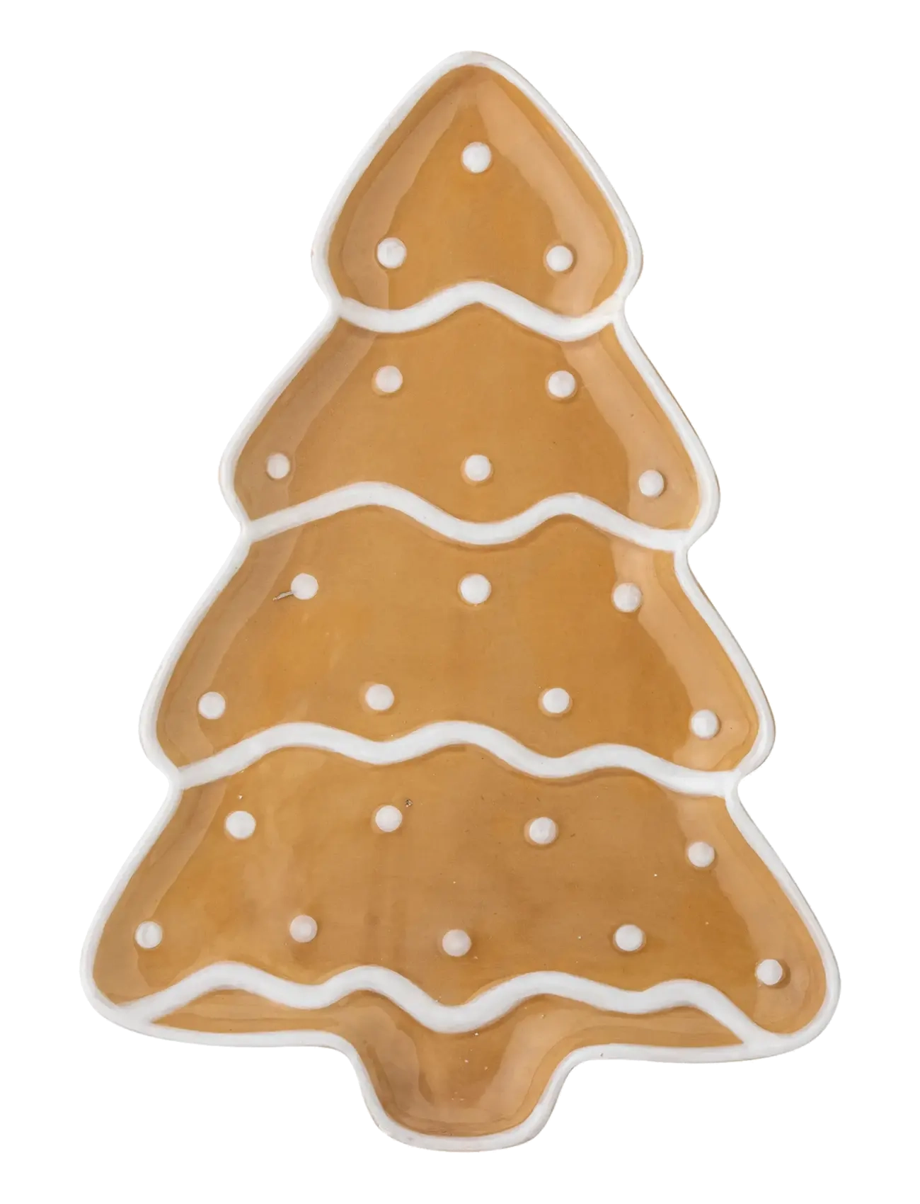 Bloomingville Ginnie Serving Plate - Serveringsfade - BROWN / multi